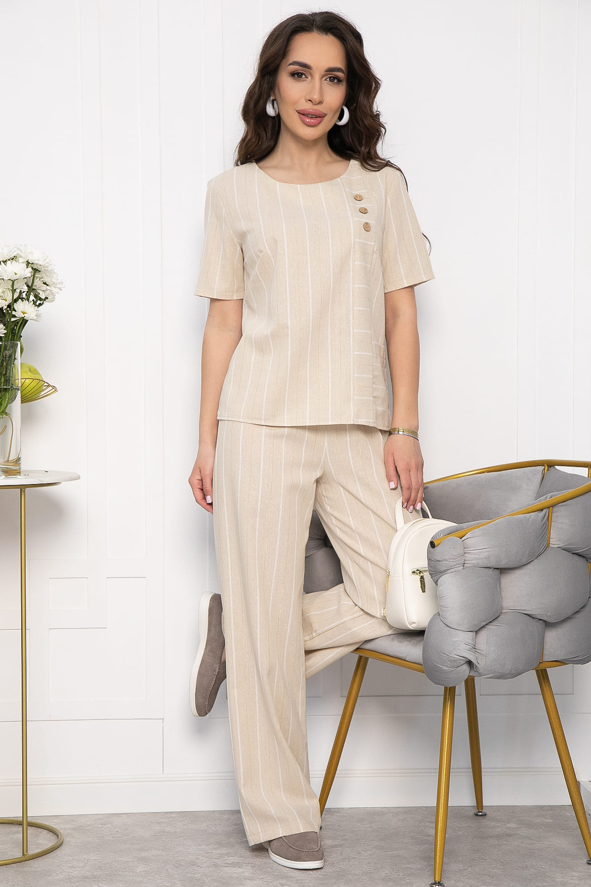 Костюм Кипарис (бежевый) К13595-50М