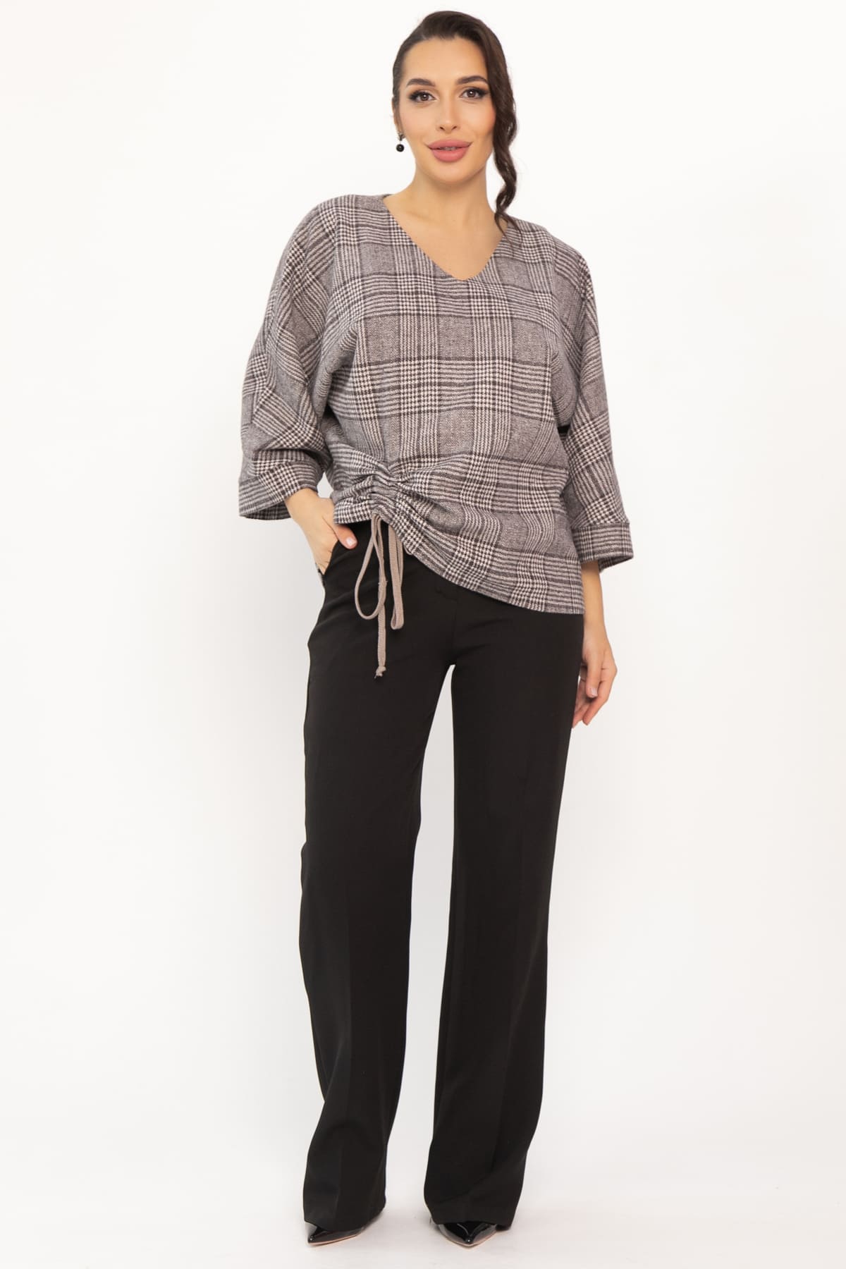 Блуза Ватсон (коричневая) Б14687-12М