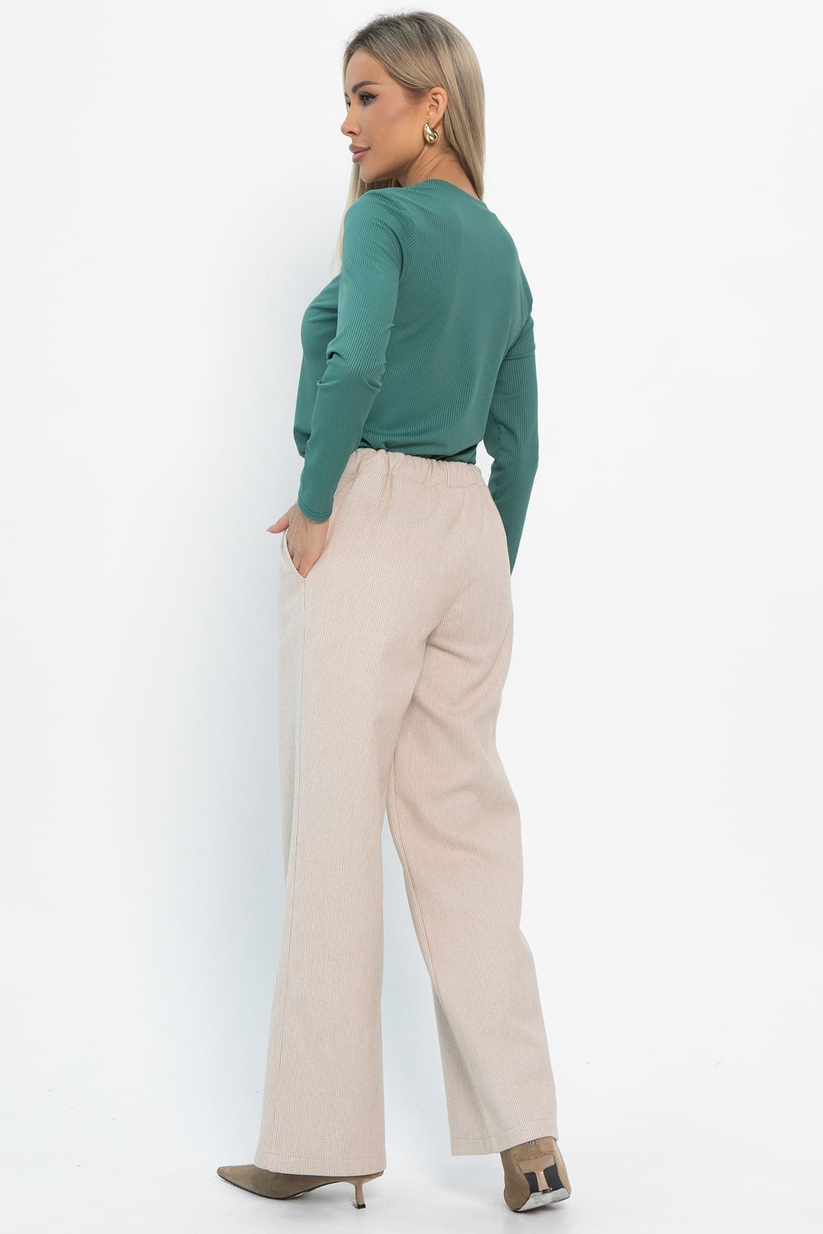 Брюки Мидл (светло-бежевые) Б14889-50М