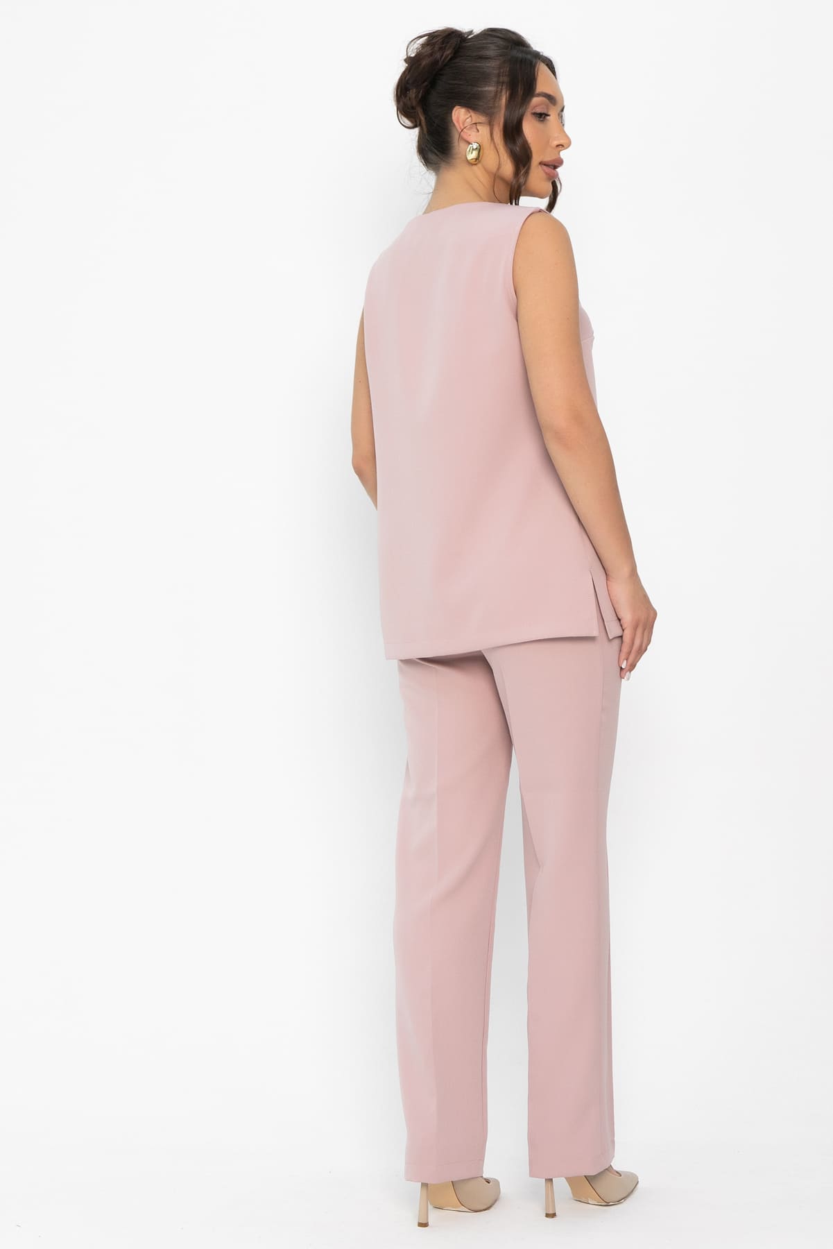 Костюм Гармония стиля (пудра) К13836-30М