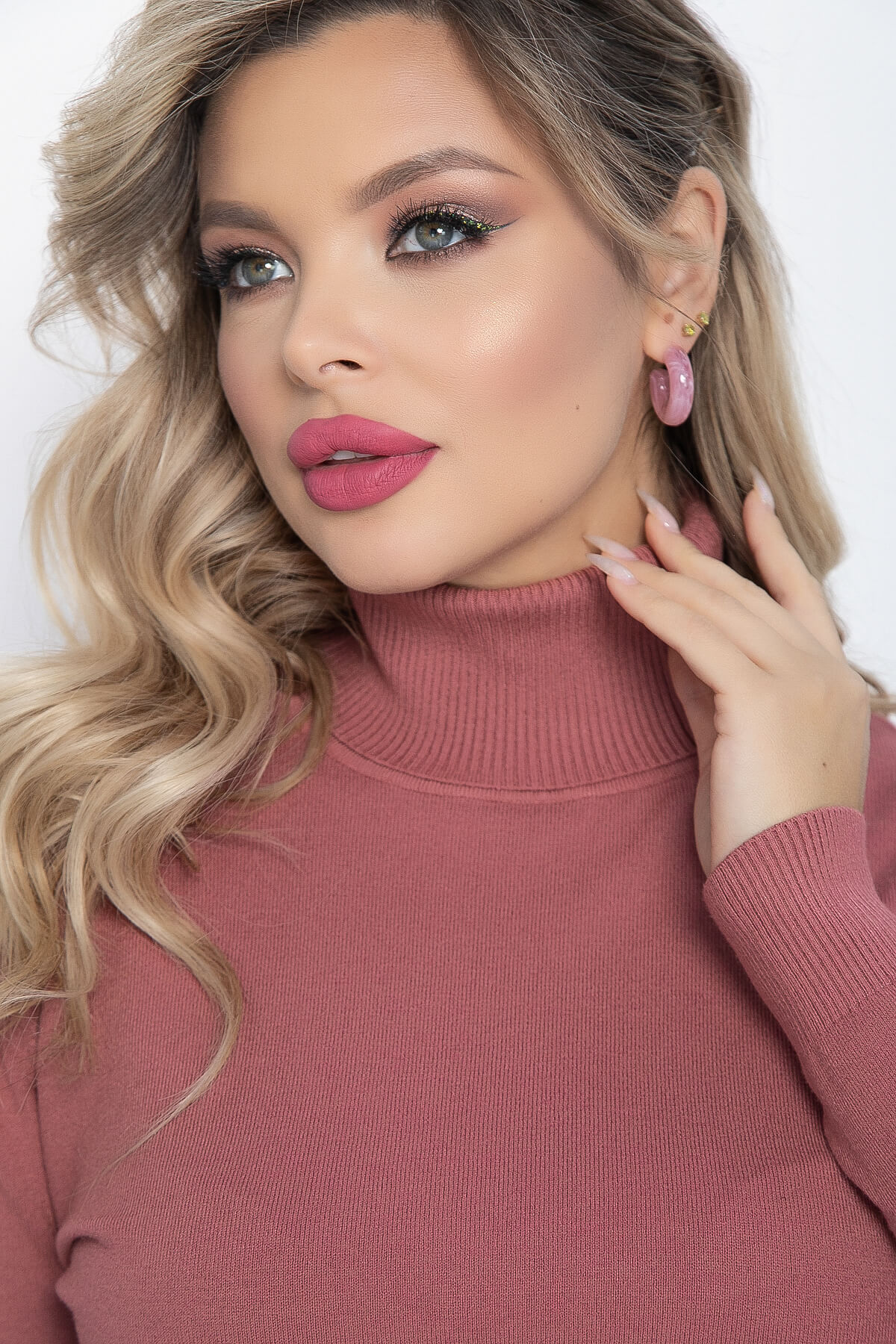 Водолазка Зимняя история (терракотовая) Б14528-20М