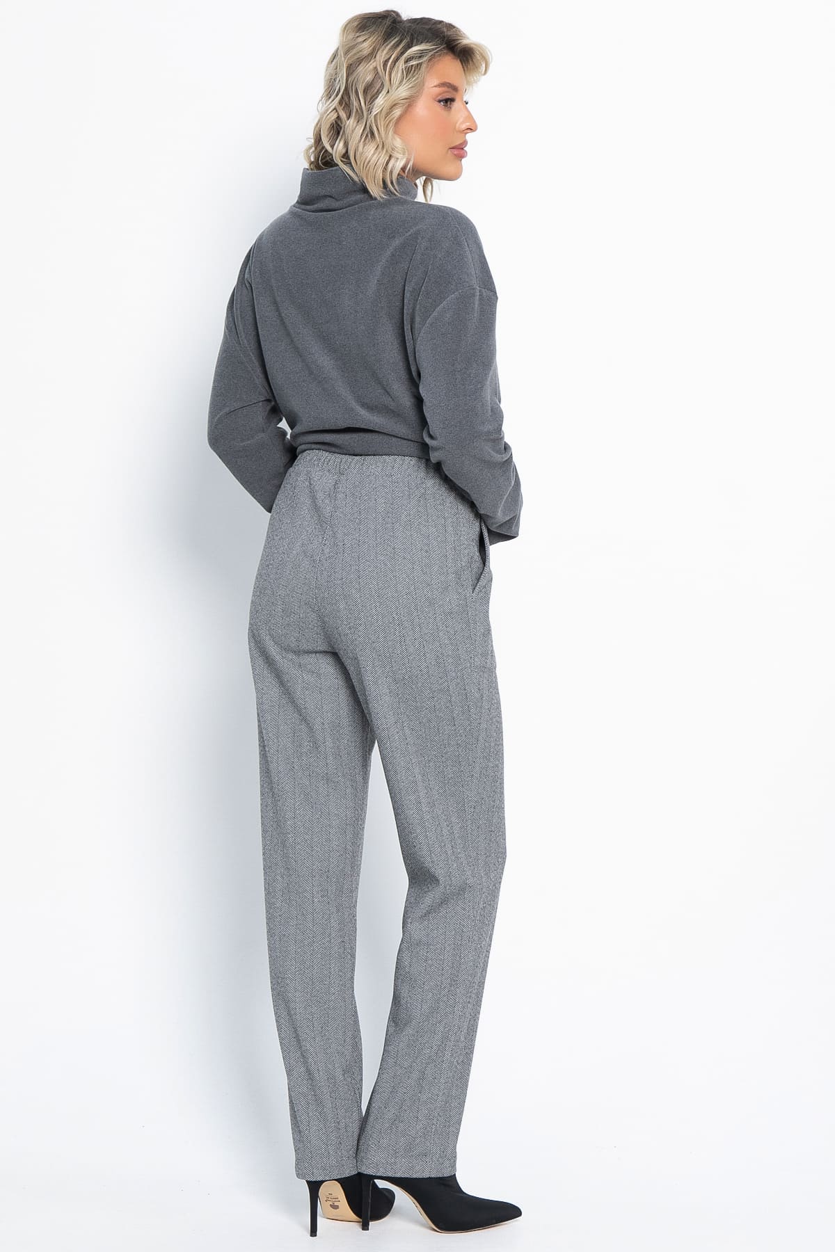 Брюки зауженные Диксон (серые) Б15009-8М