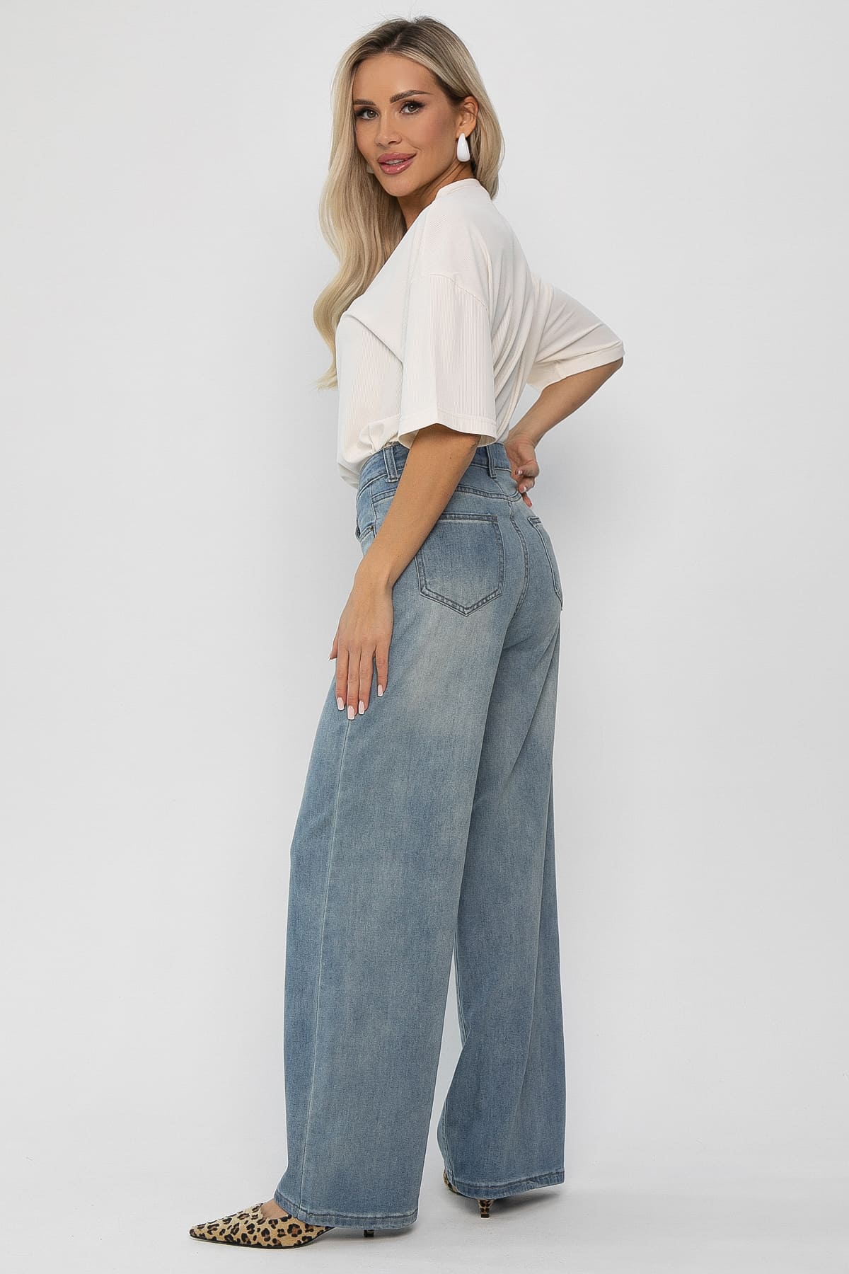 Джинсы Фаби НЬЮ (сине-голубые) Б13806-4М