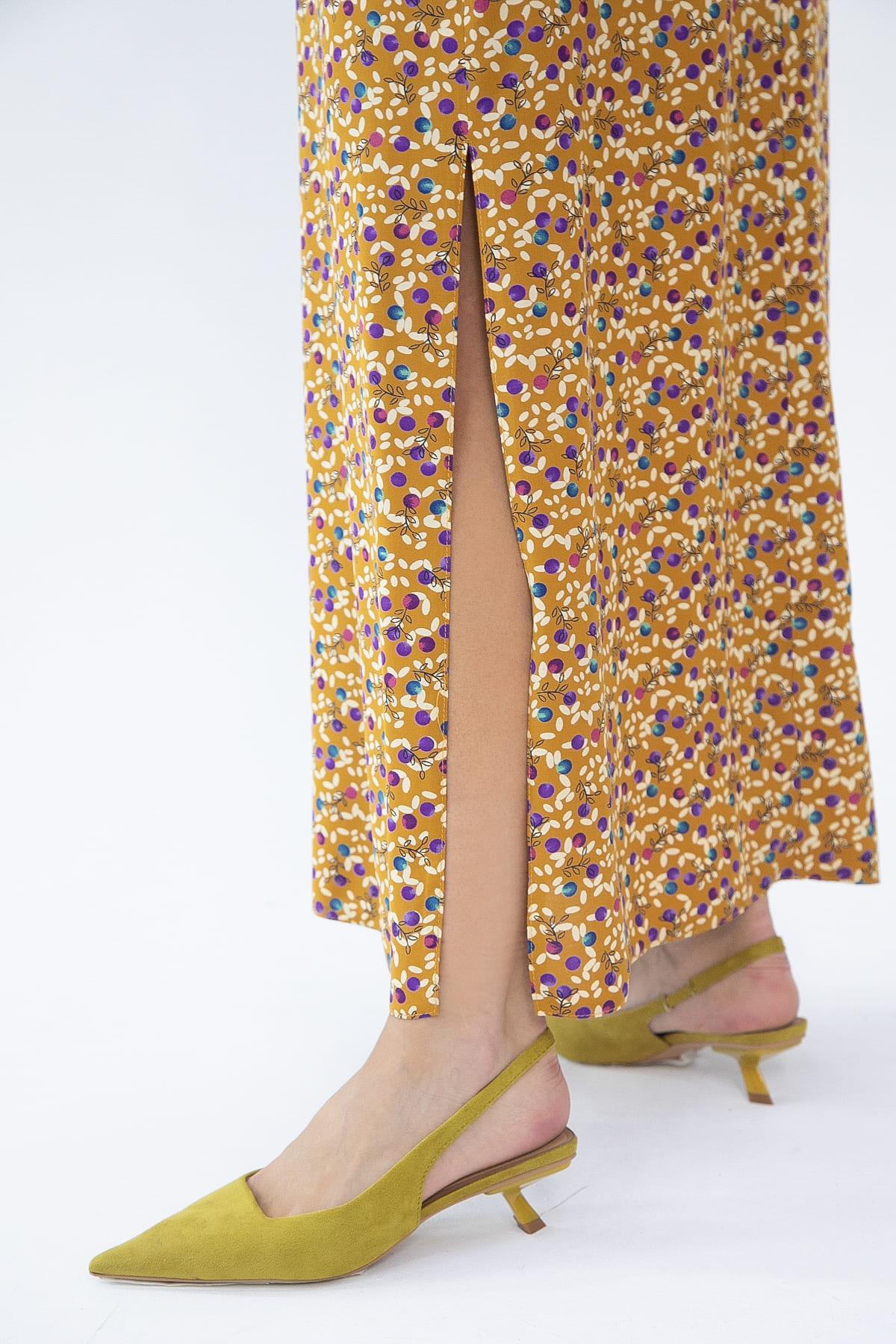 Платье Вечер свиданий (горчица) П13584-16М