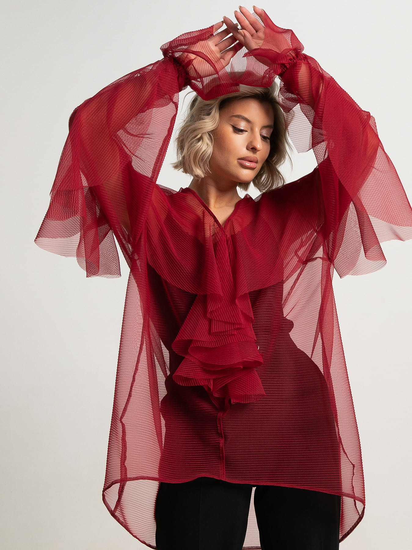 Блуза Диантус (красная) Б15547-39М