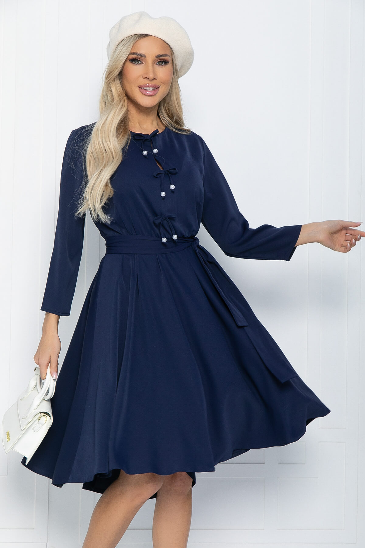 Платье Холли (синее) П11992