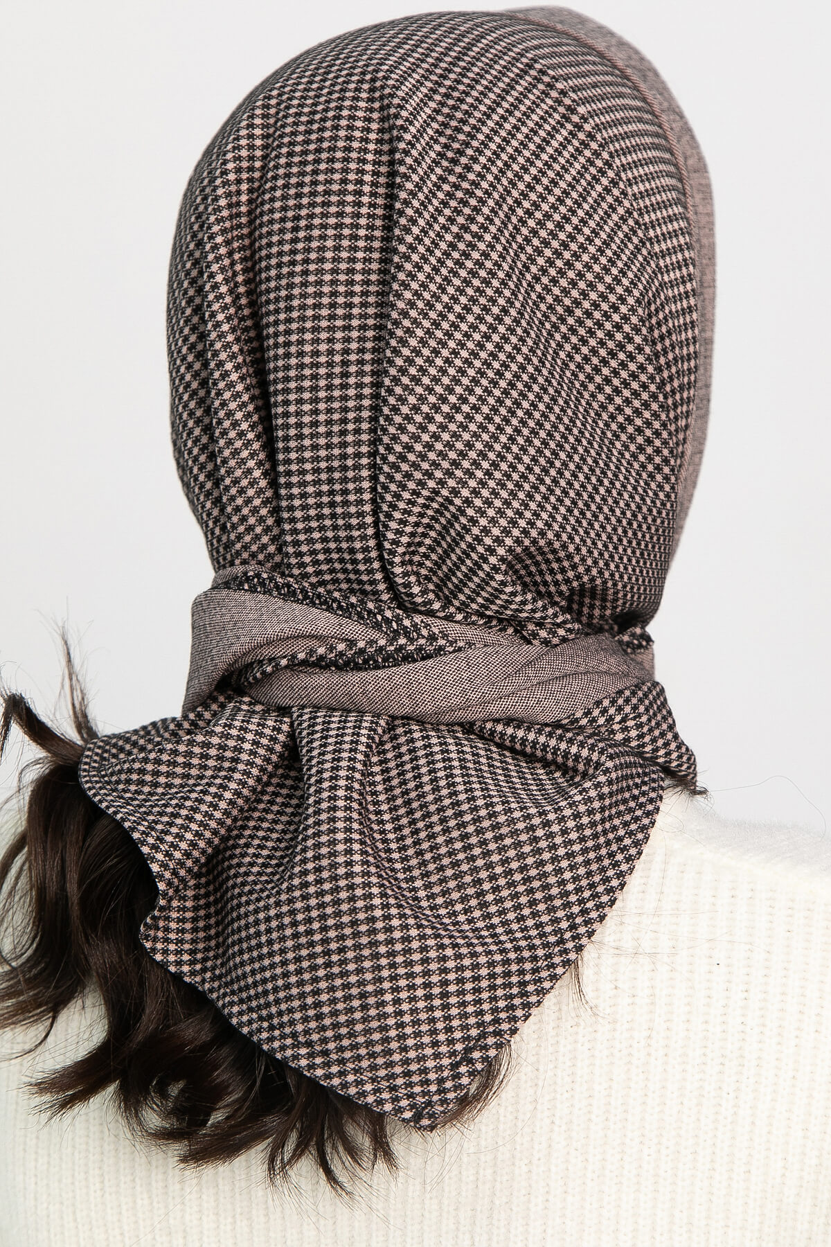 Косынка с отворотом (коричневое зернышко) КО17-23М