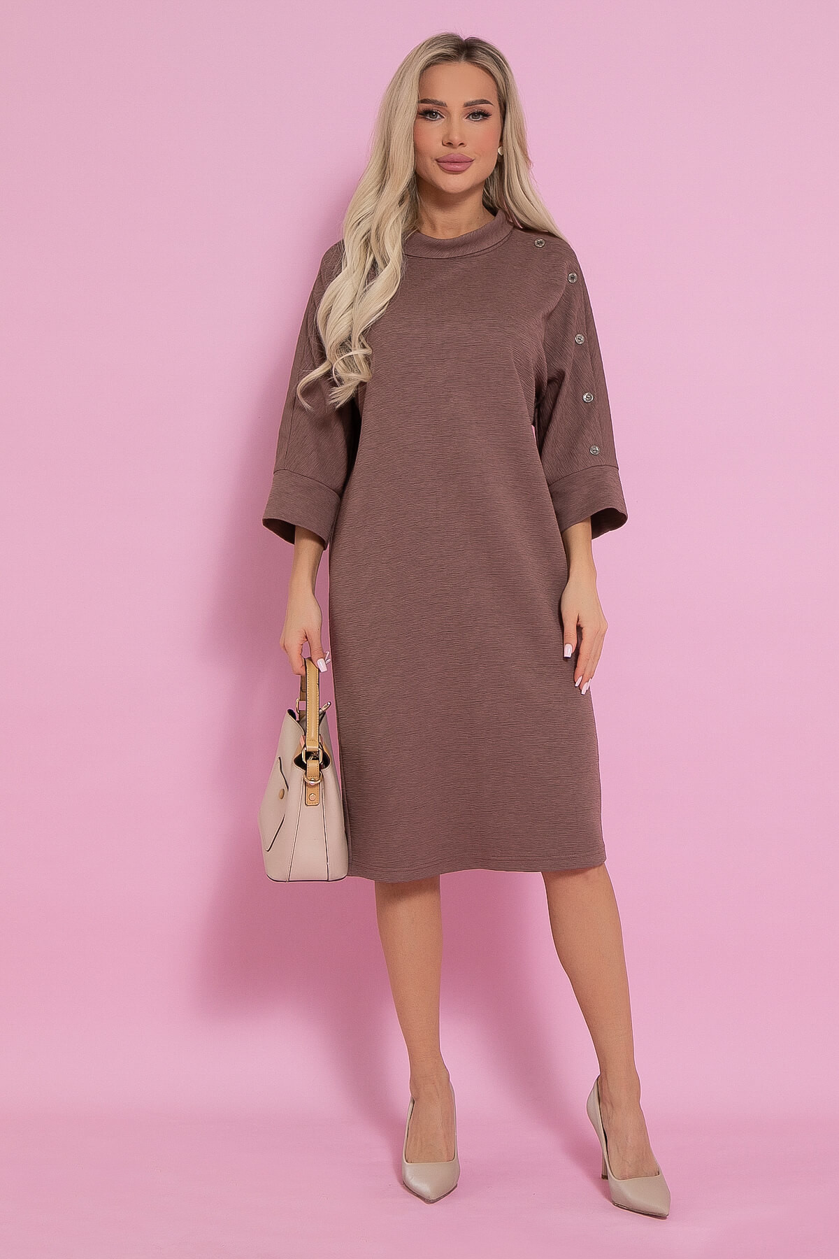 Платье Марьяна (кофе) П12807-4М