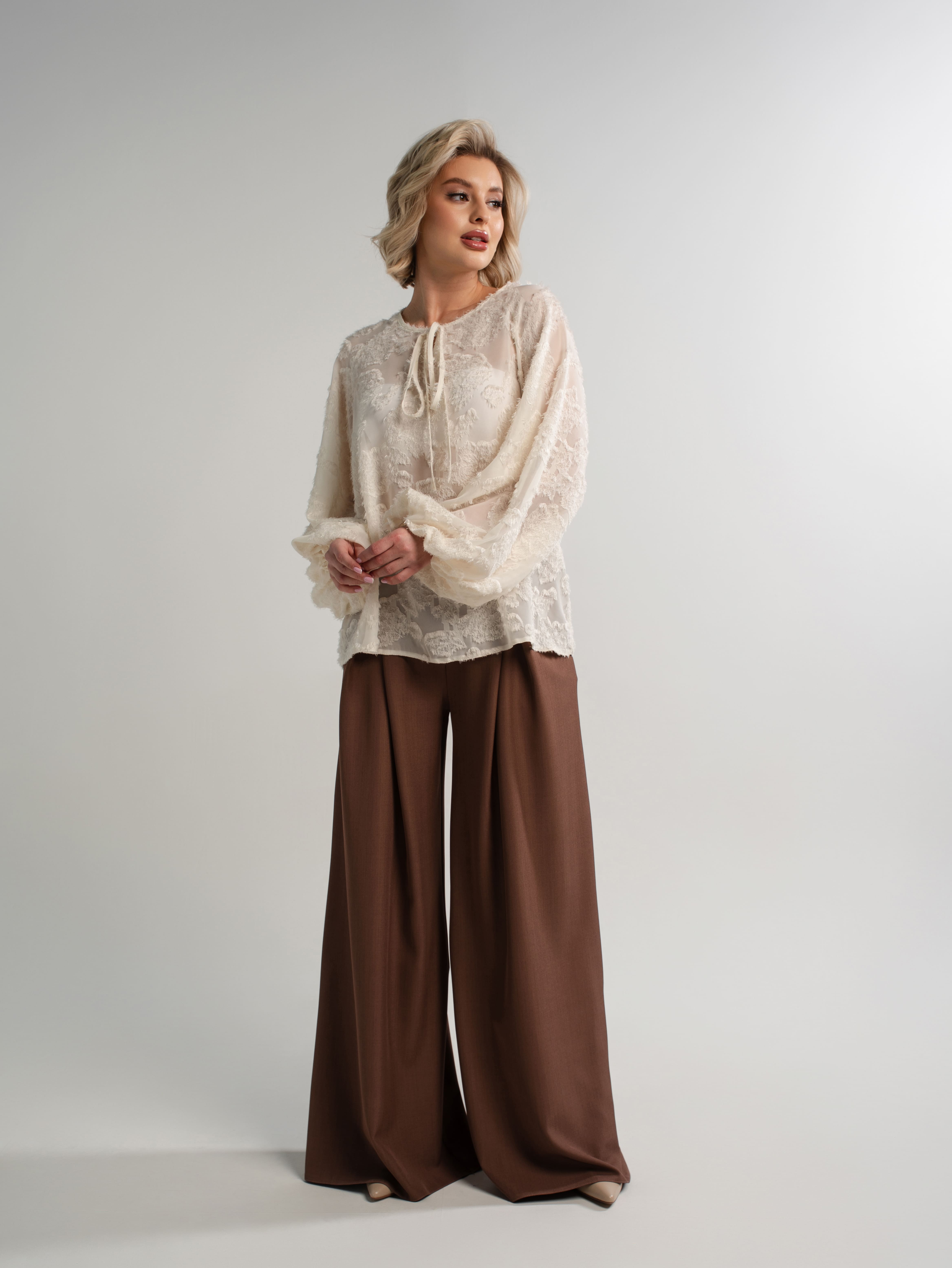 Брюки Безусловный приоритет (молочный шоколад) Б15036-5М