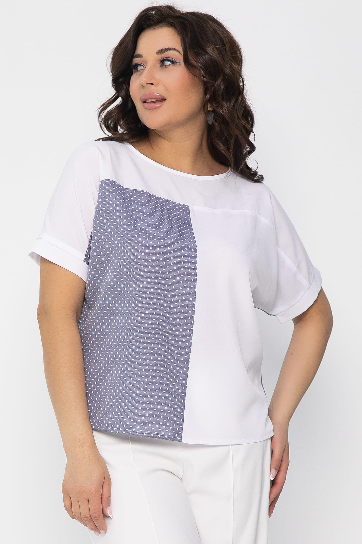 Блуза Алисия (белая) Б13500-25М