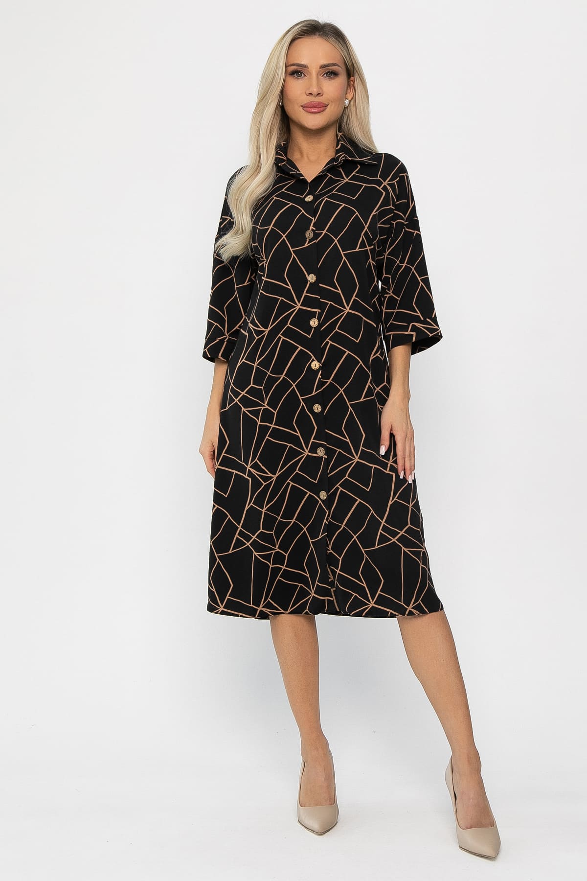 Платье Кэсси (черное) П11216