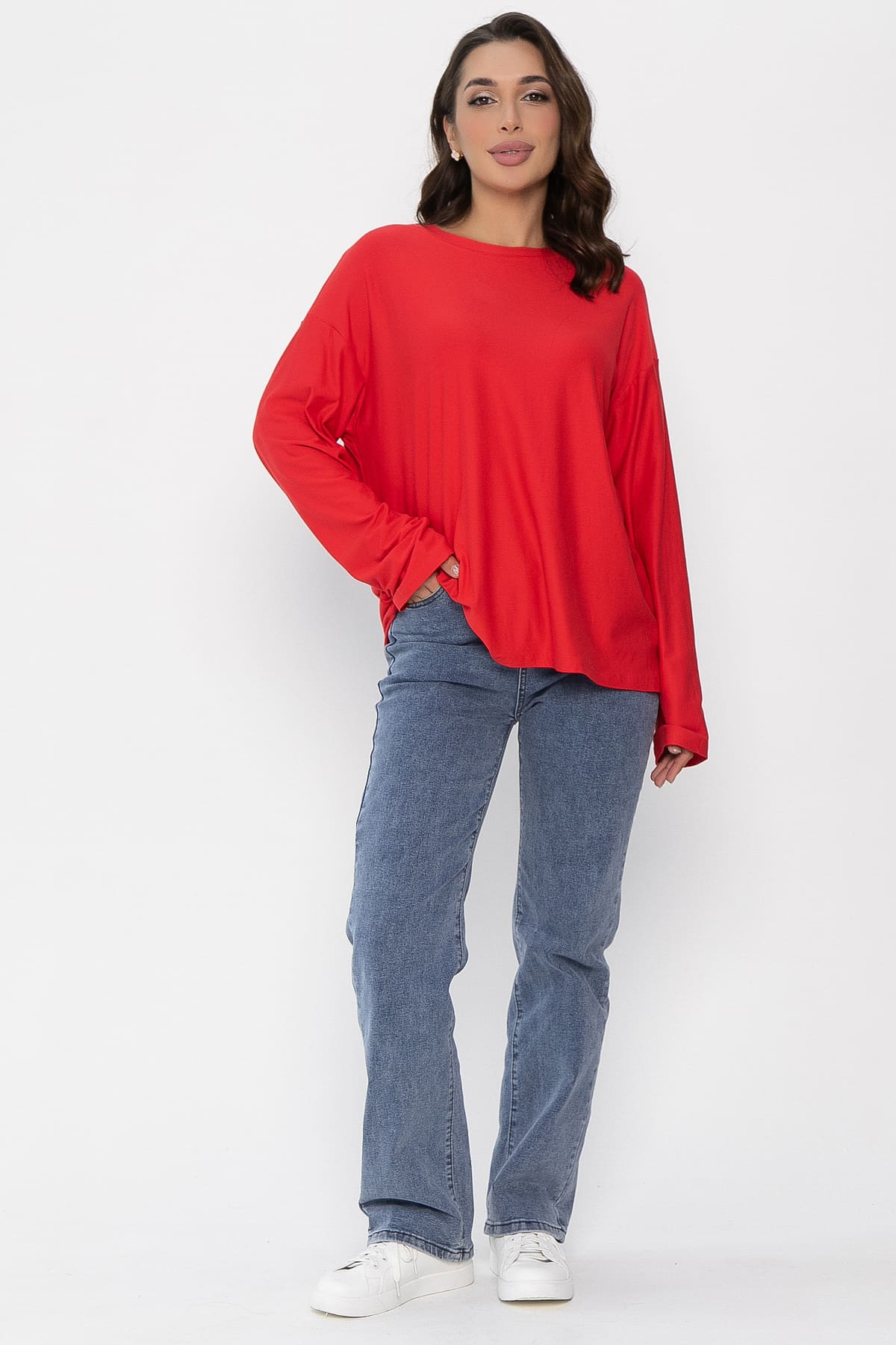 Лонгслив Элвис (красный) Б14054-25М