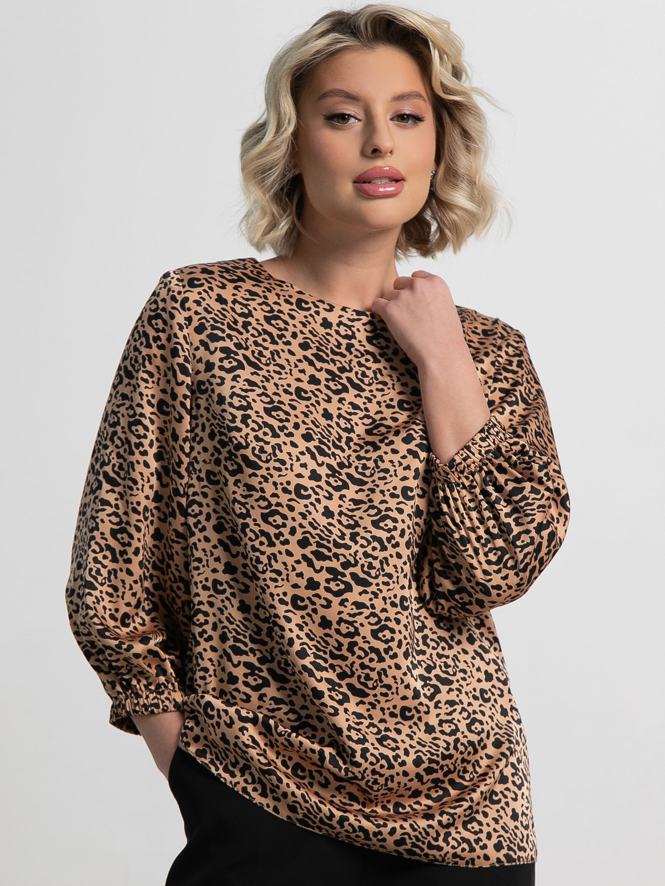 Блуза Прерия (коричневый) Б15124-30М