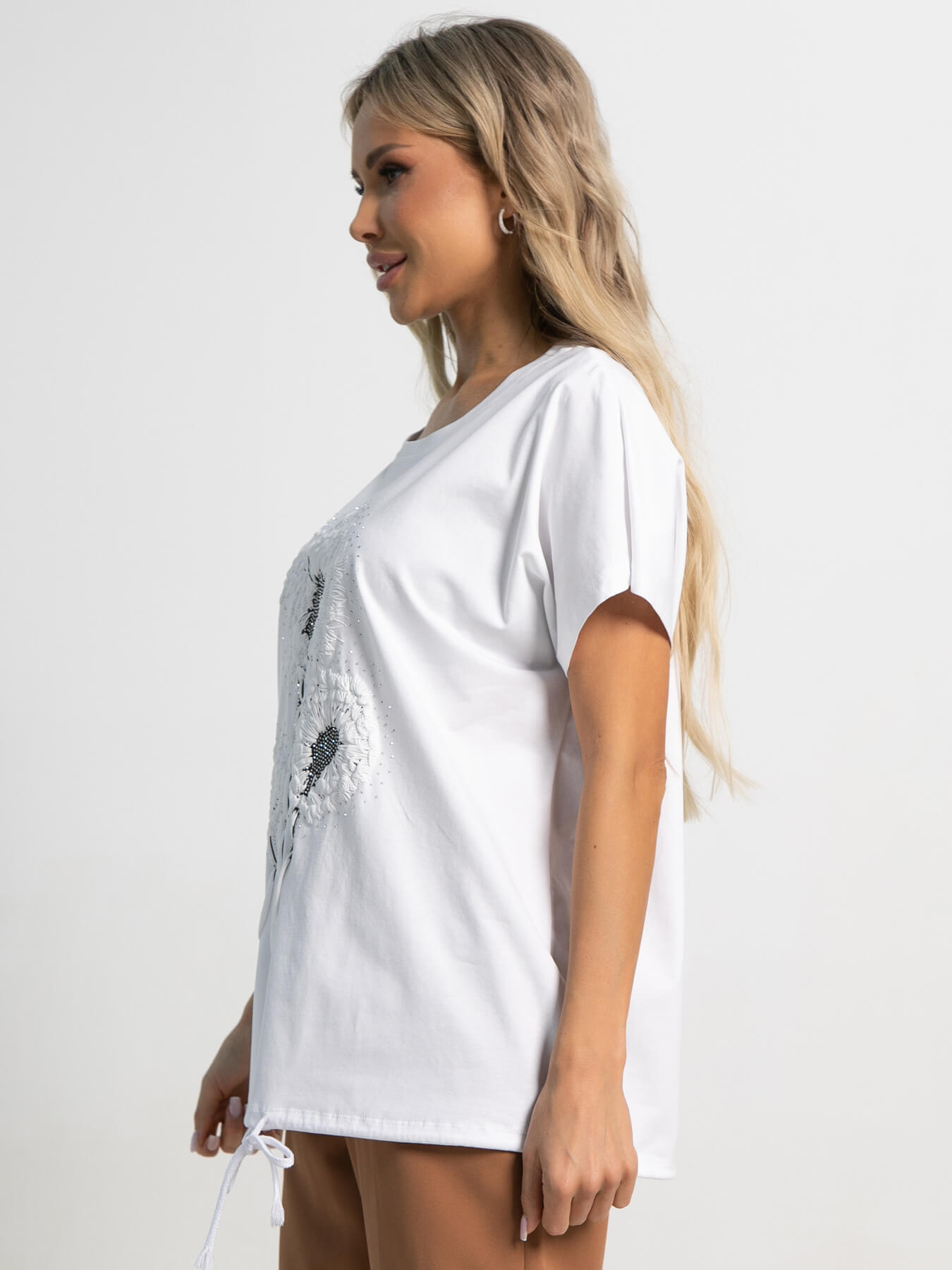 Блуза Фло (белая) Б15508-20М