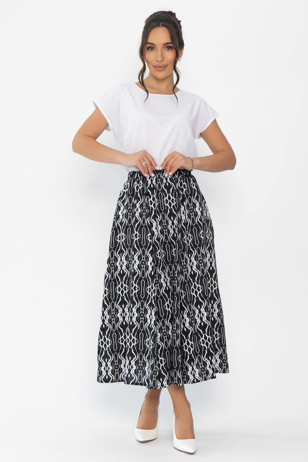 Юбка Льюис (черная) Ю13957-10М