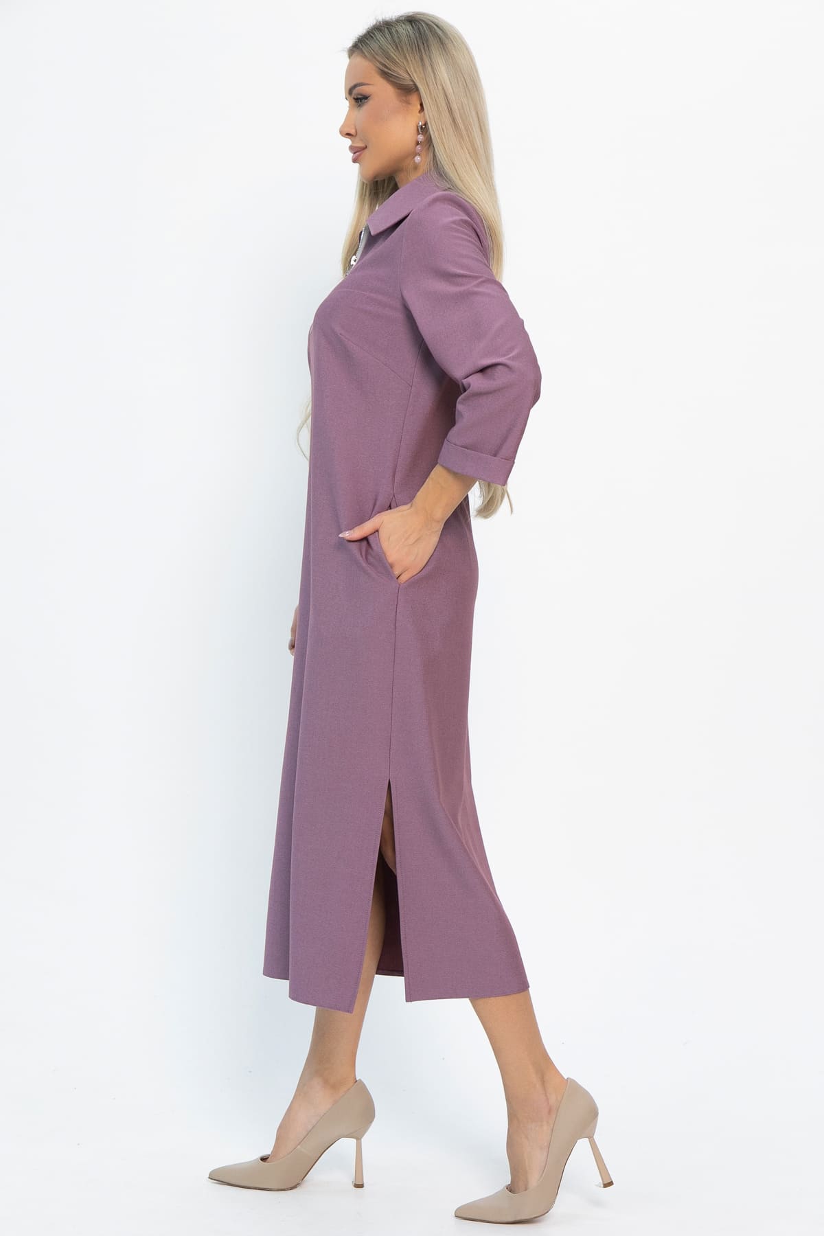 Платье Лоуренс НЬЮ (лиловое) П14875-18М