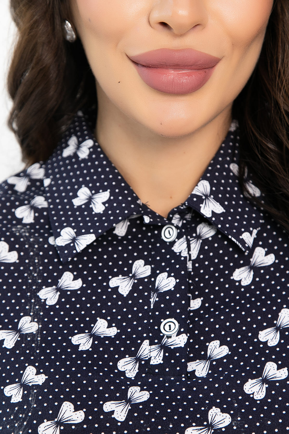 Поло Тренди (синее/бант) Б14100-10М