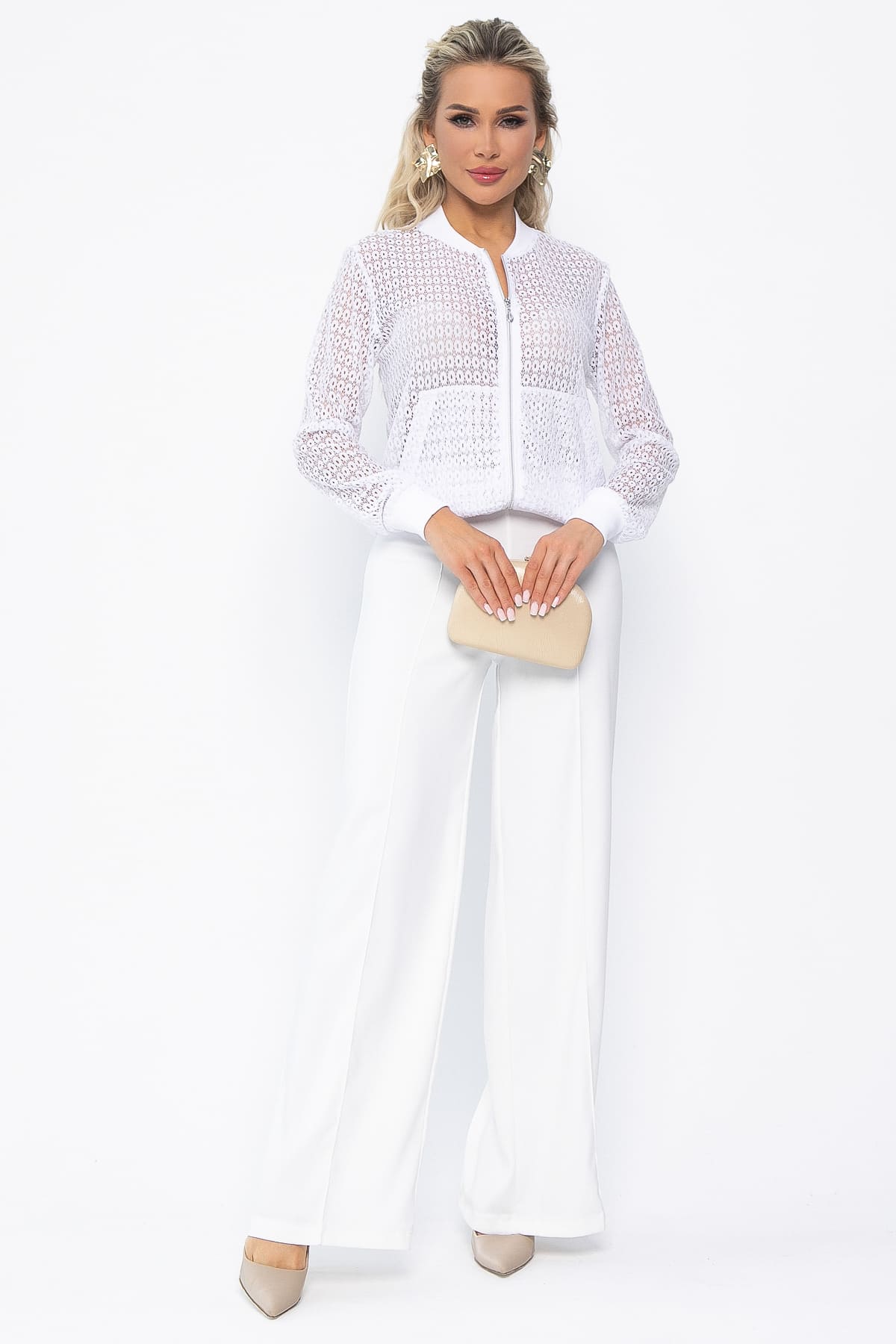 Бомбер Сан-Марино (белый) Б13587-13М