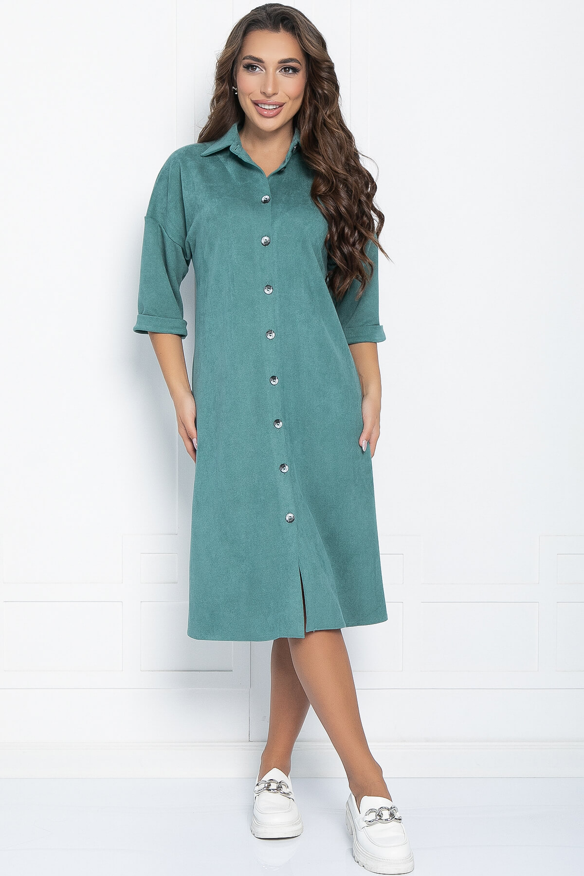 Платье Кэсси (зеленое) П10924