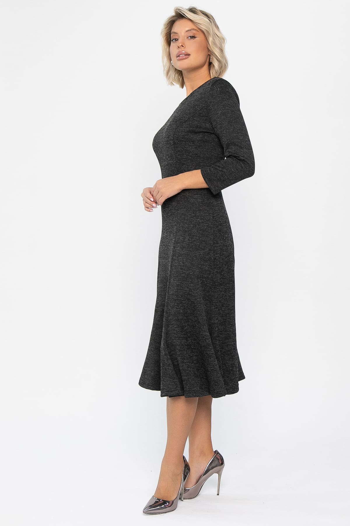 Платье годе Летисия (серое) П14328-10М