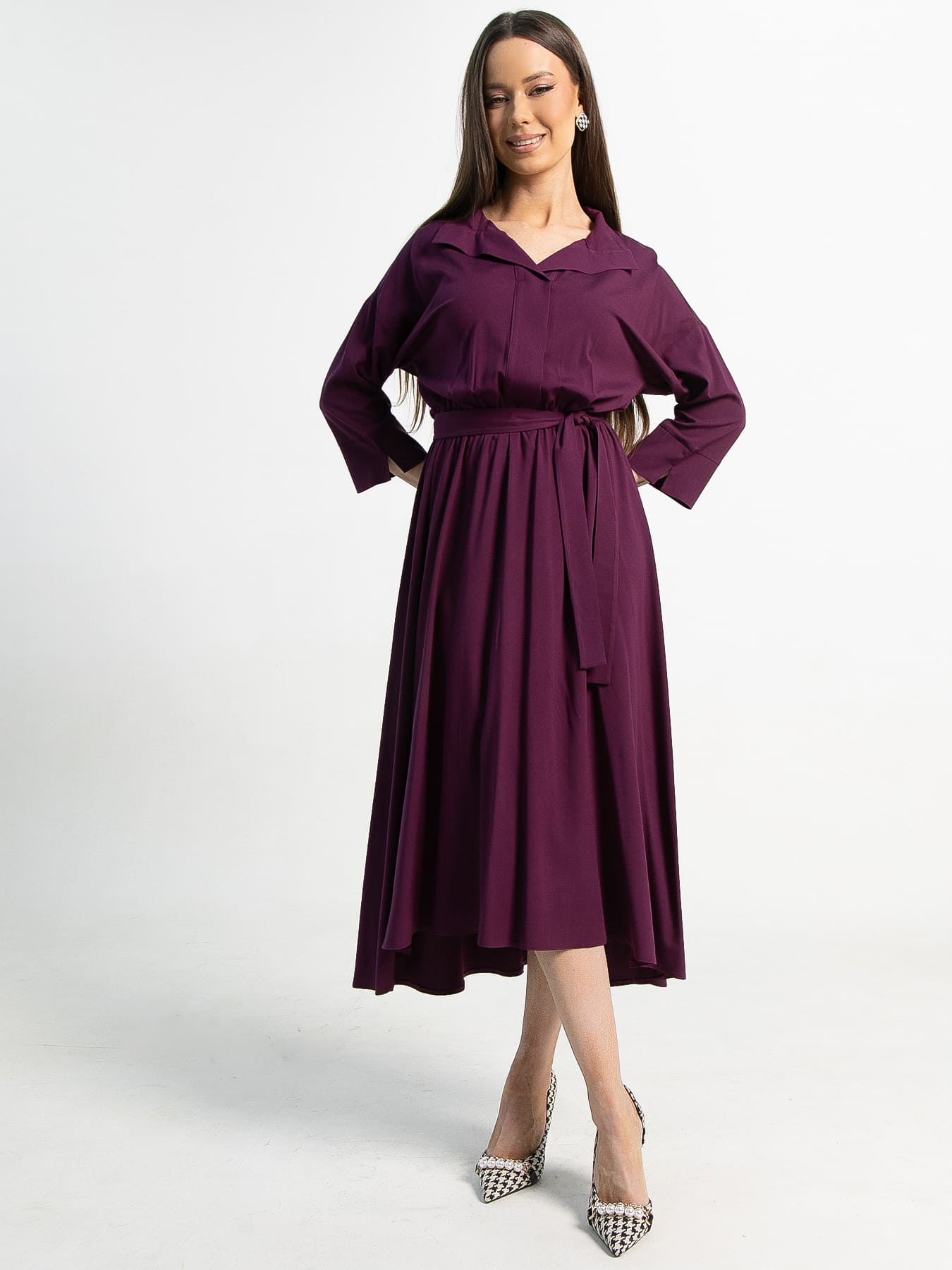 Платье Лорита (марсала) П15097-16М