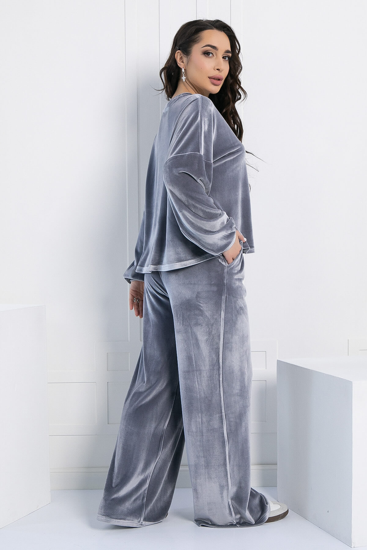 Костюм Маринетт (серый) К13007-5М