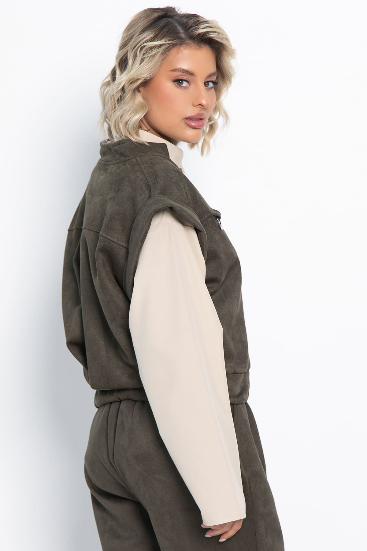 Жилет Лора (зеленый) Б15031-39М