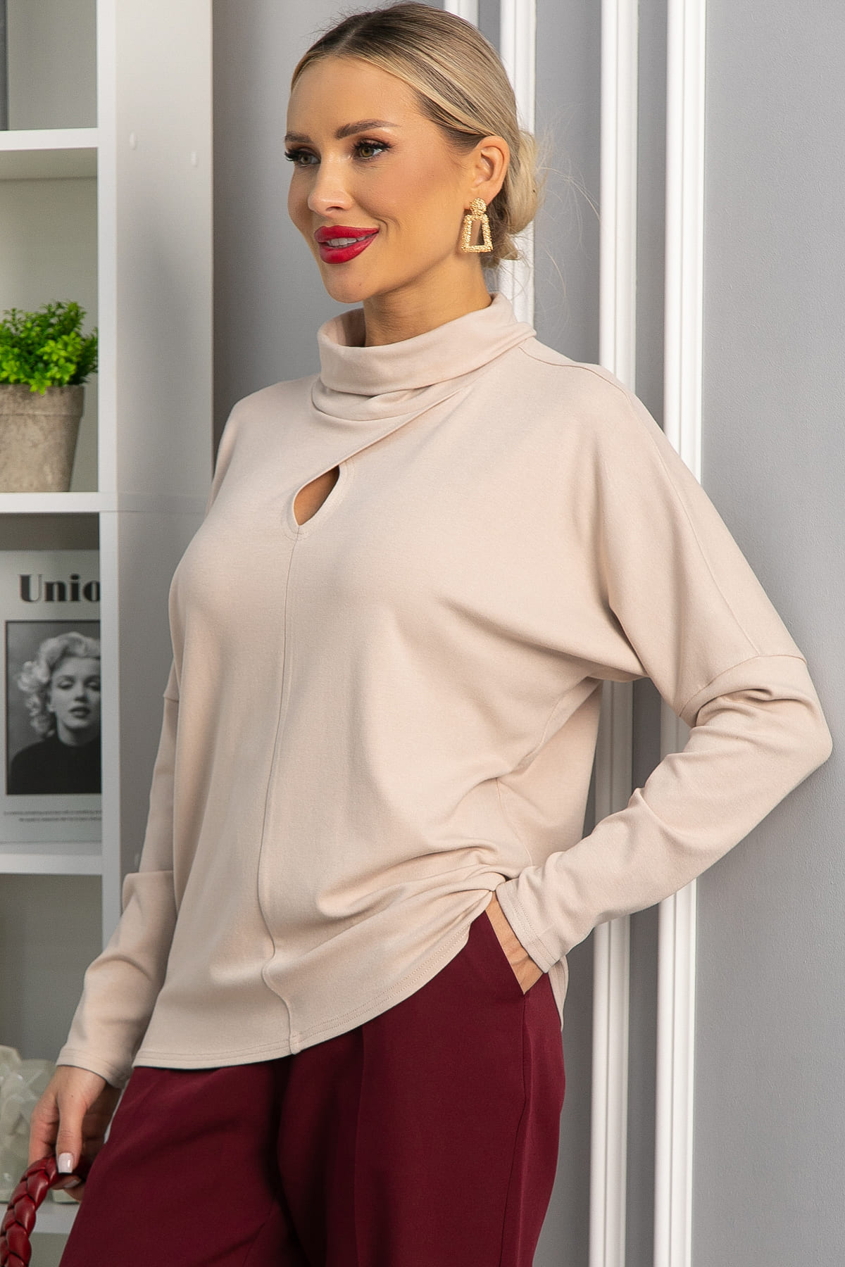 Джемпер Тринити (бежевый) Б14243-1М