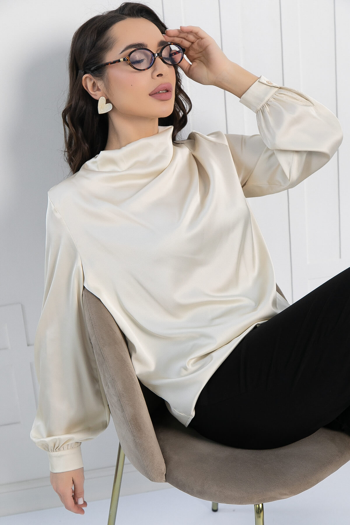 Блуза Магия успеха (молочная) Б12866-16М