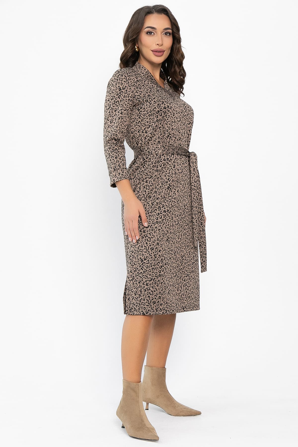 Платье Лаконичный стиль (капучино) П13751-19М