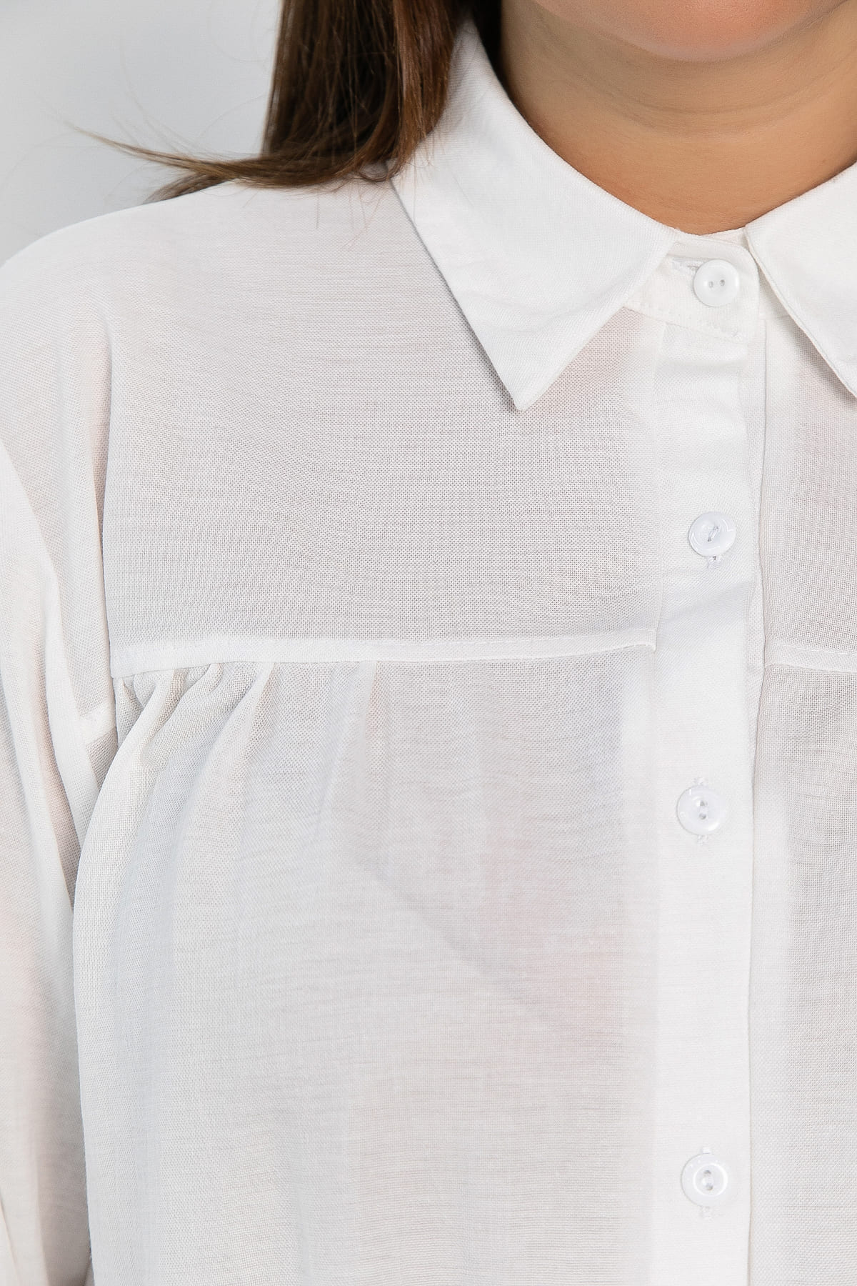 Рубашка Глейдис (белая) Б14240-18М