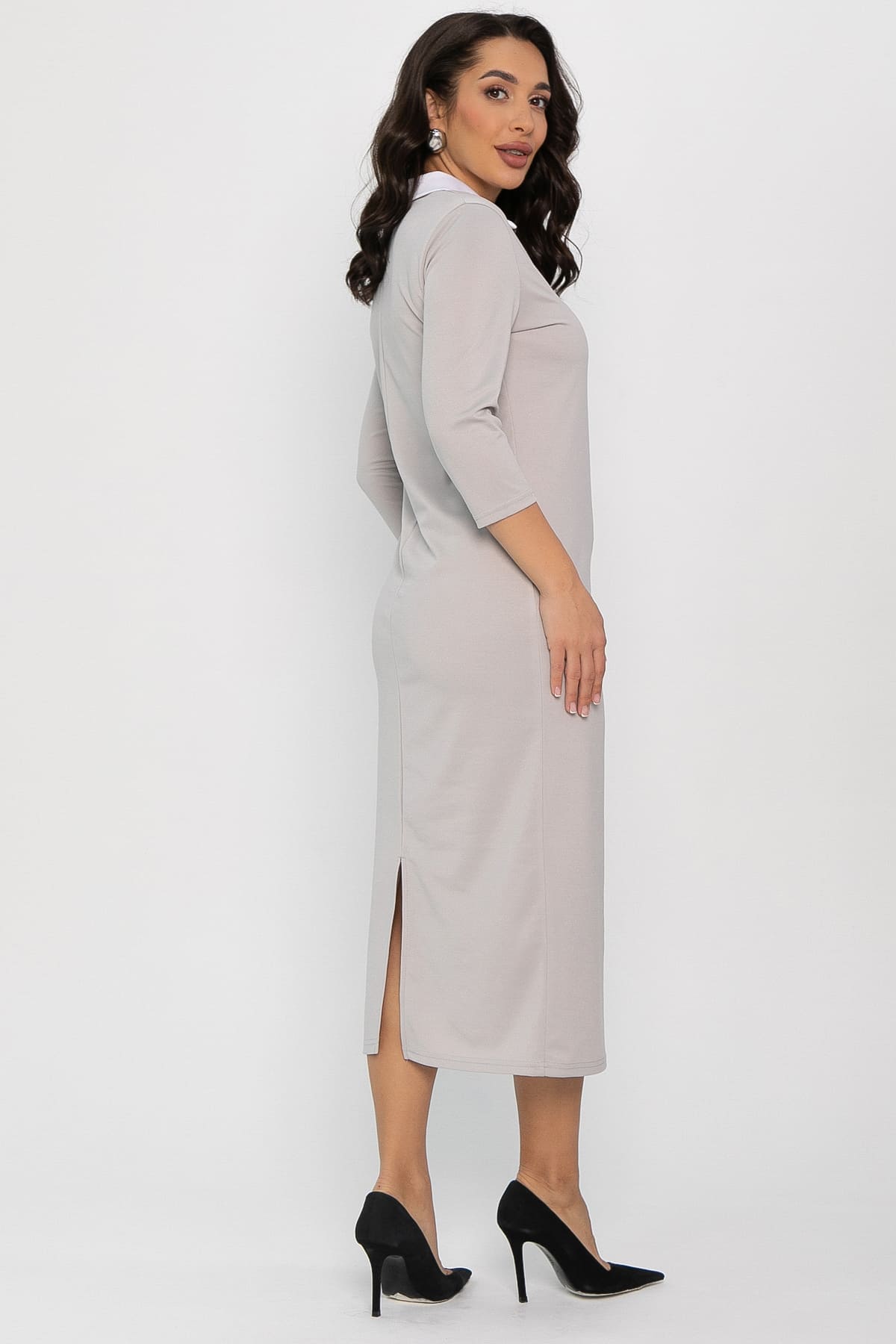 Платье Индиана (серое) П14612-10М
