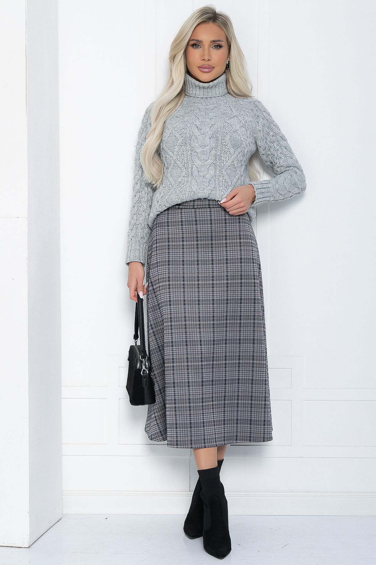 Юбка Дакота (серая) Ю12163