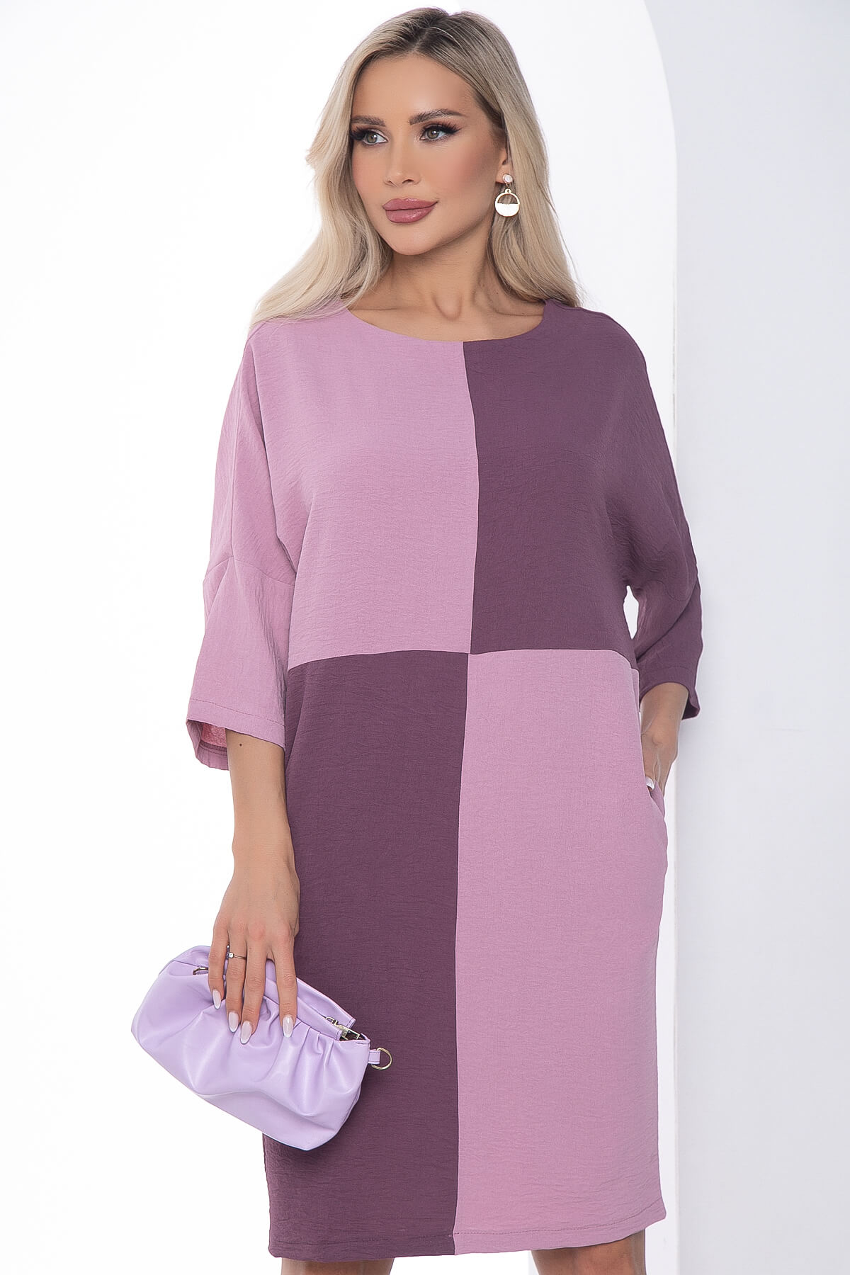 Платье Кайла (сирень) П10272