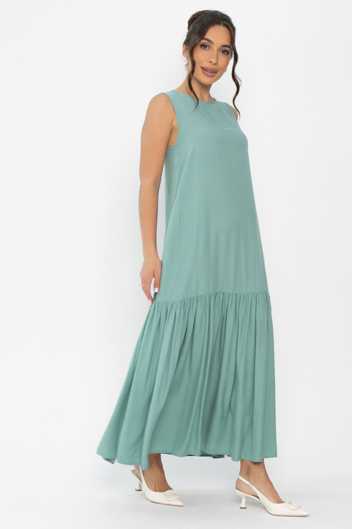 Платье Городской романс (мята) П13899-21М