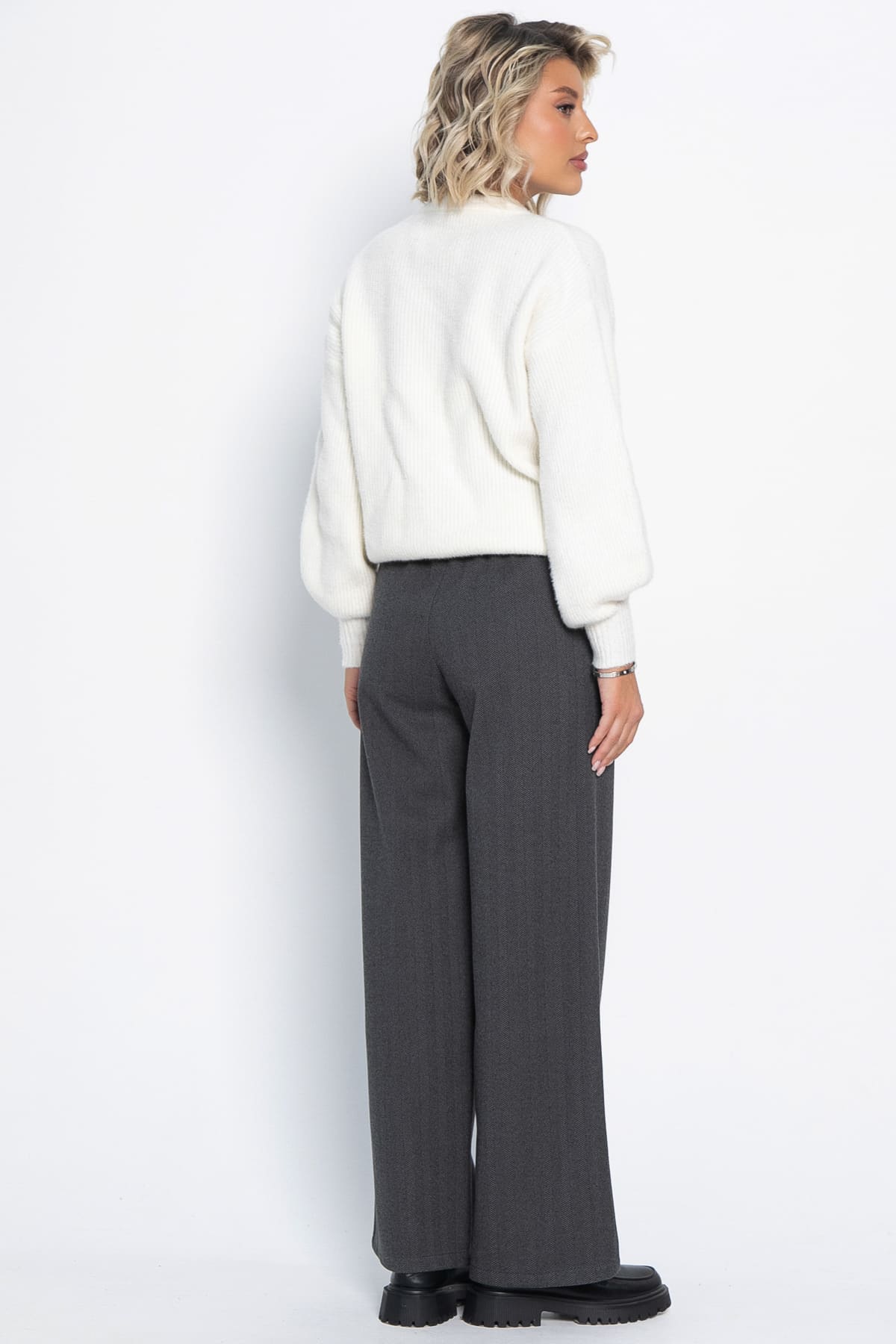 Брюки прямые Лиора (серые) Б15006-8М