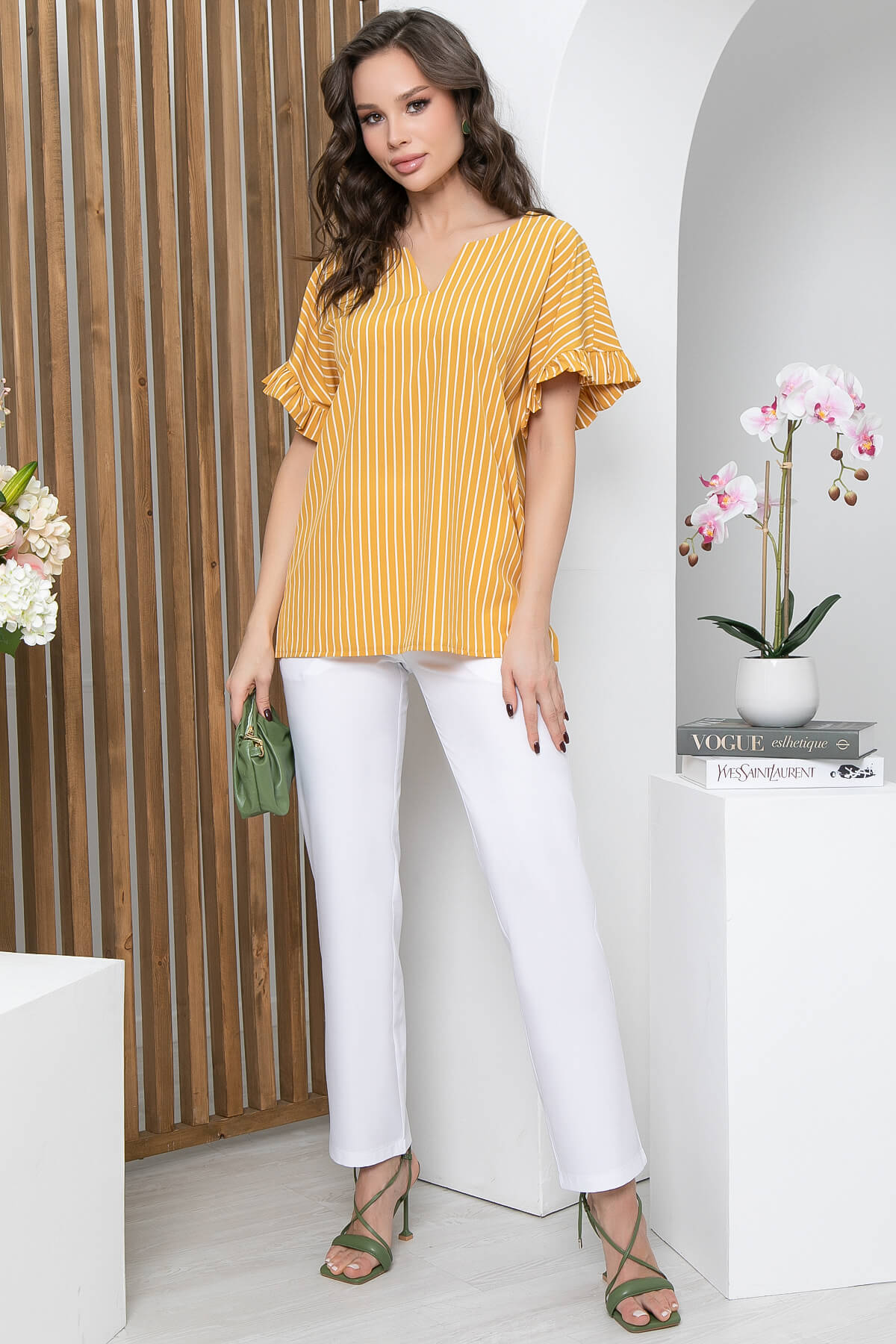 Костюм "Эрика" (горчица) К5747