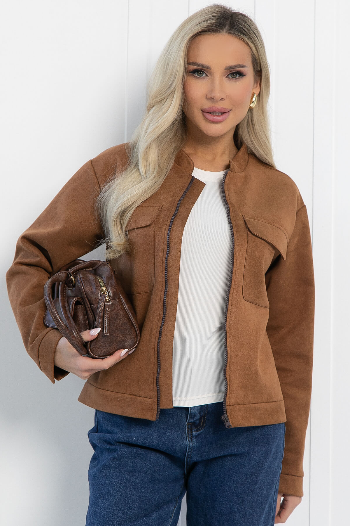 Бомбер Александра (коричнево-рыжий) Б12974-2М