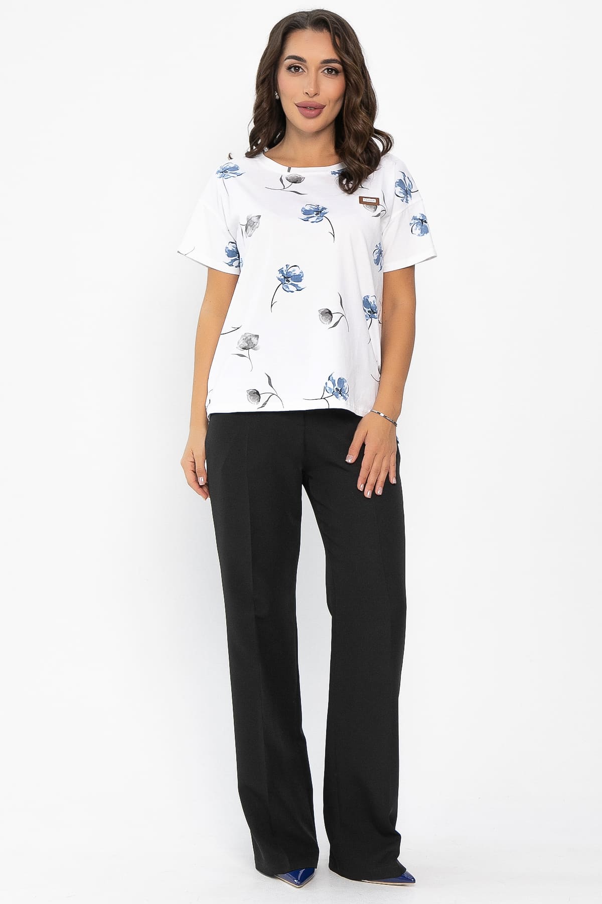 Футболка Мэнси (белая) Б14126-4М