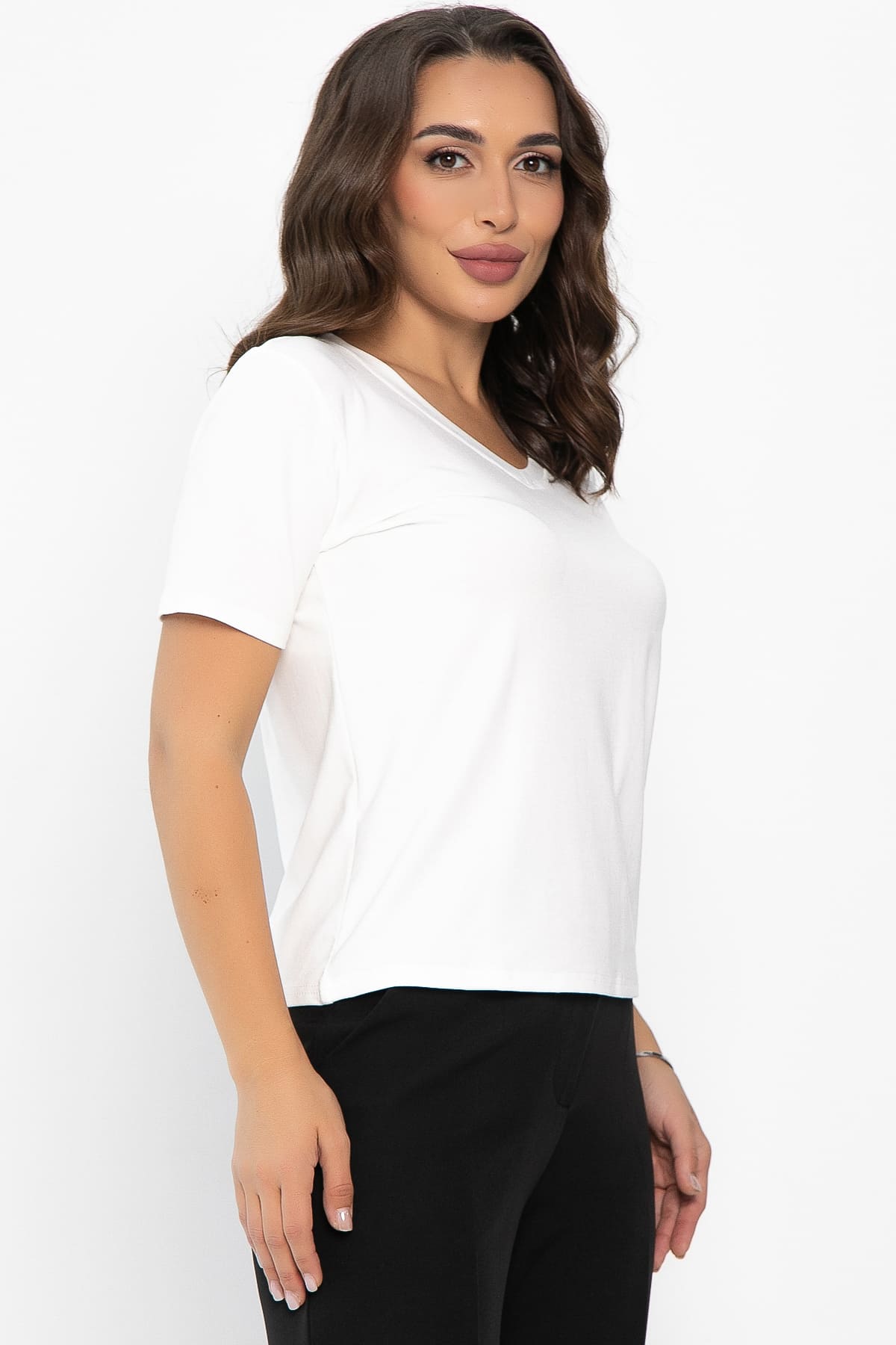 Футболка Хэнди (белая) Б14125-4М