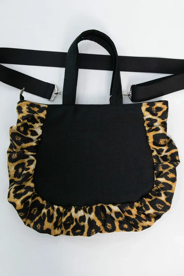 Сумка Солнышко (черный/лео) СС02