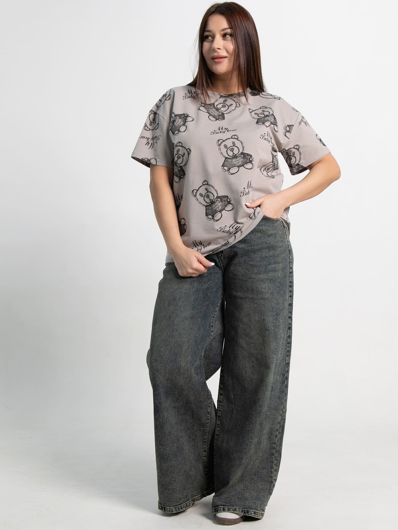 Футболка Бриса (серая) Б15371-20М