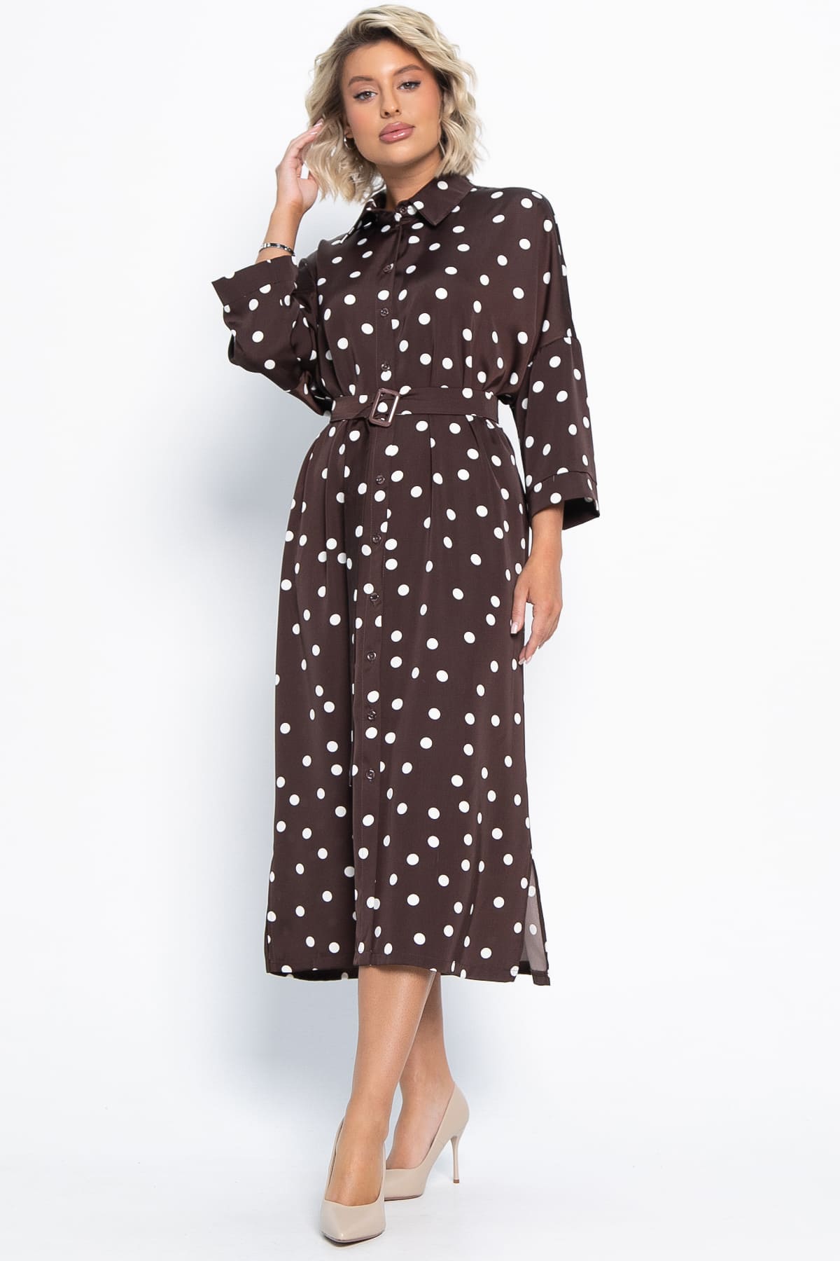 Платье Сьюзен (шоколад) П15090-7М