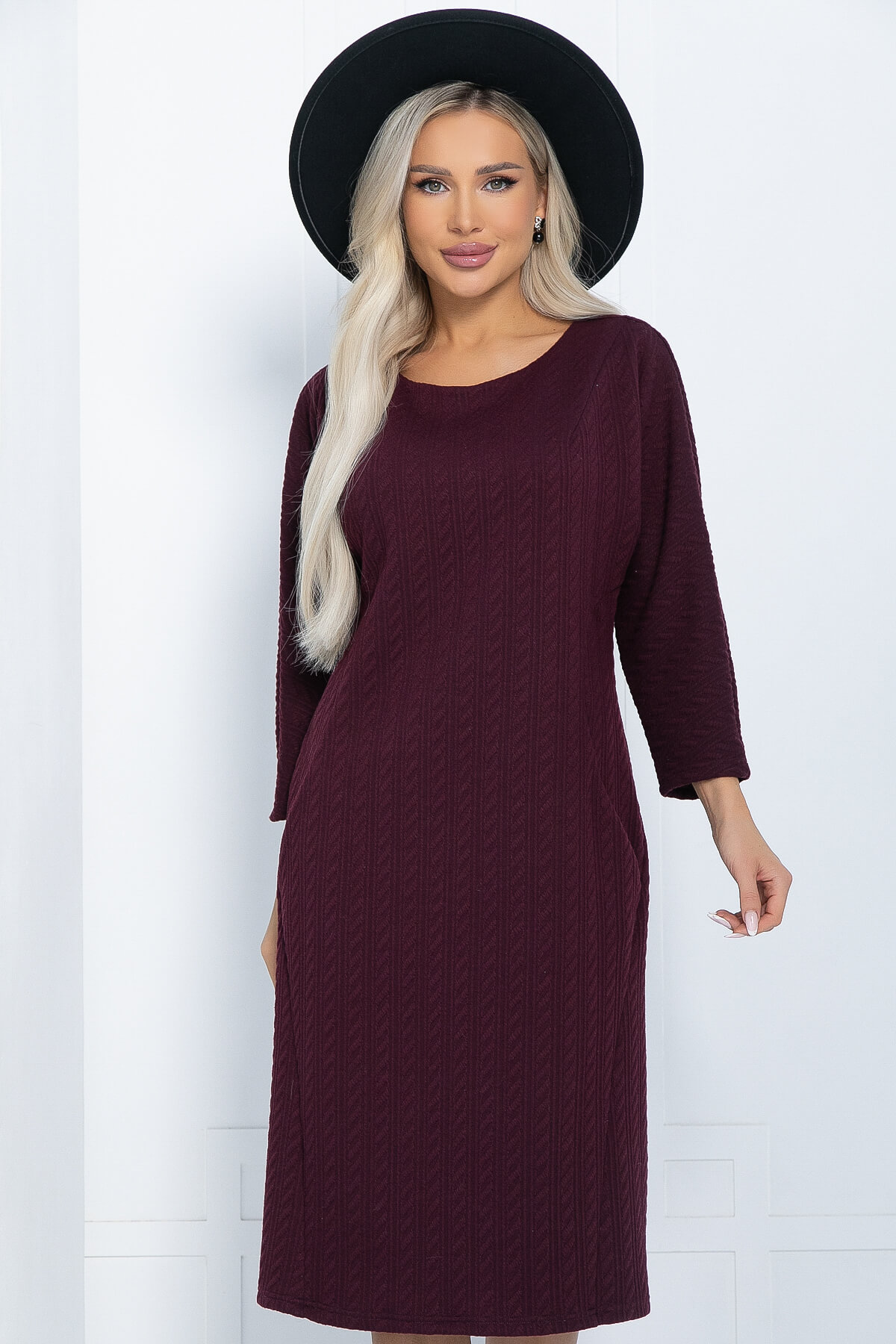 Платье Монами (сливовое) П12282-12