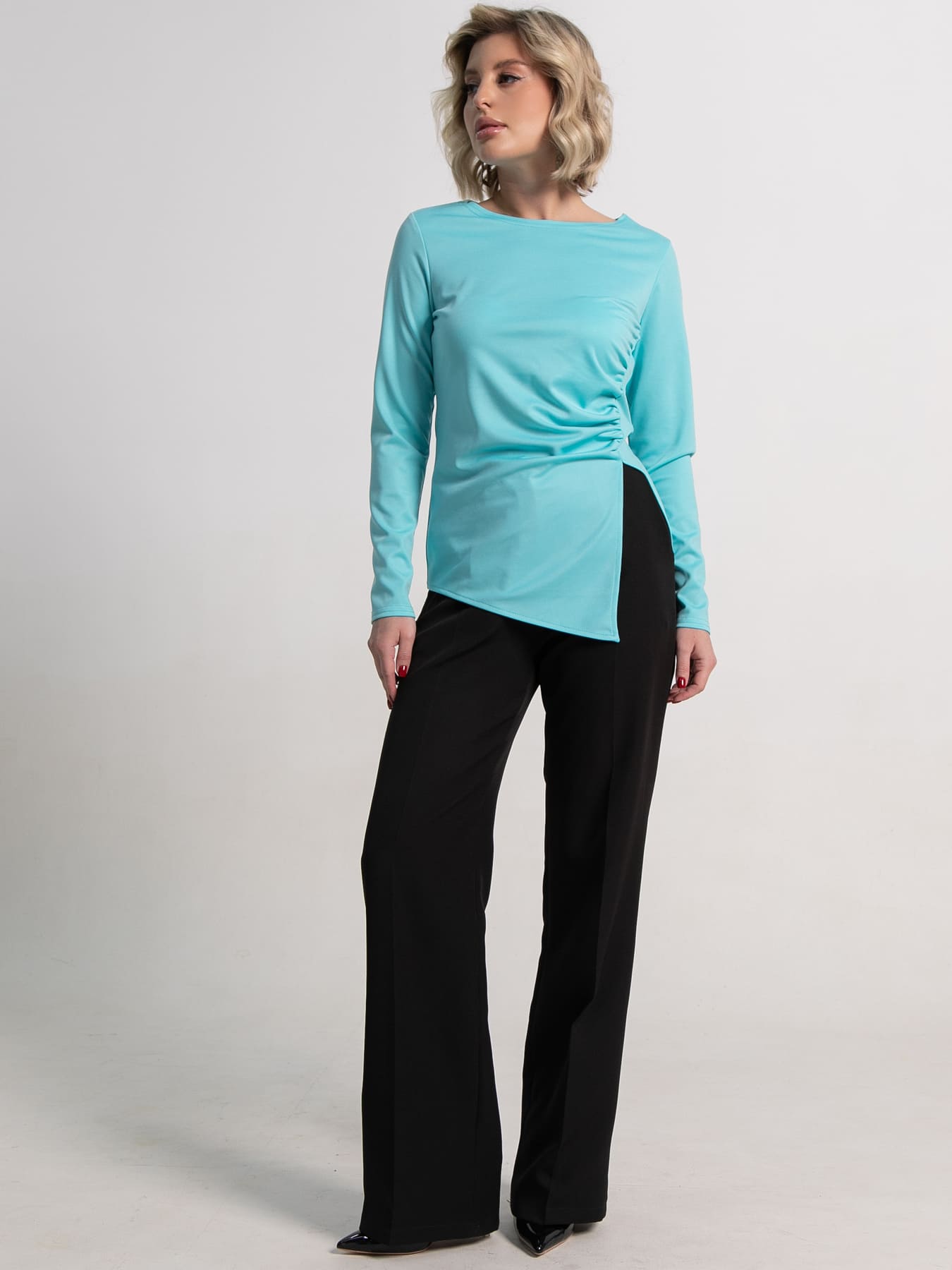 Блуза Тильда (бирюзовая) Б15268-50М