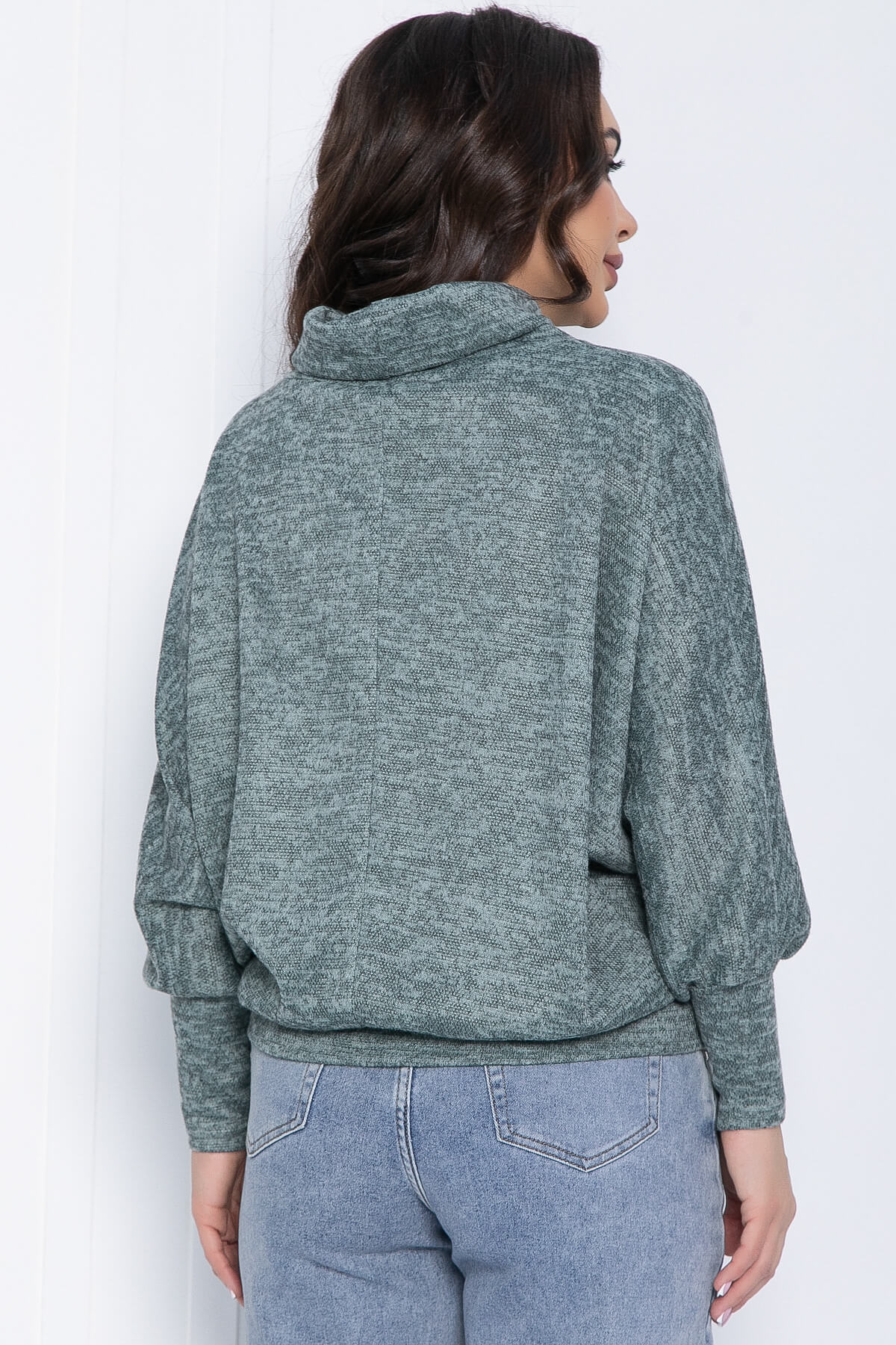 Джемпер Бернарда (мятный меланж) Б12490-8