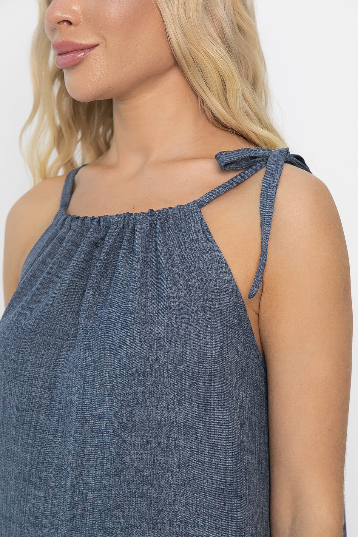 Сарафан Укрась лето! (джинс) П13853-10М