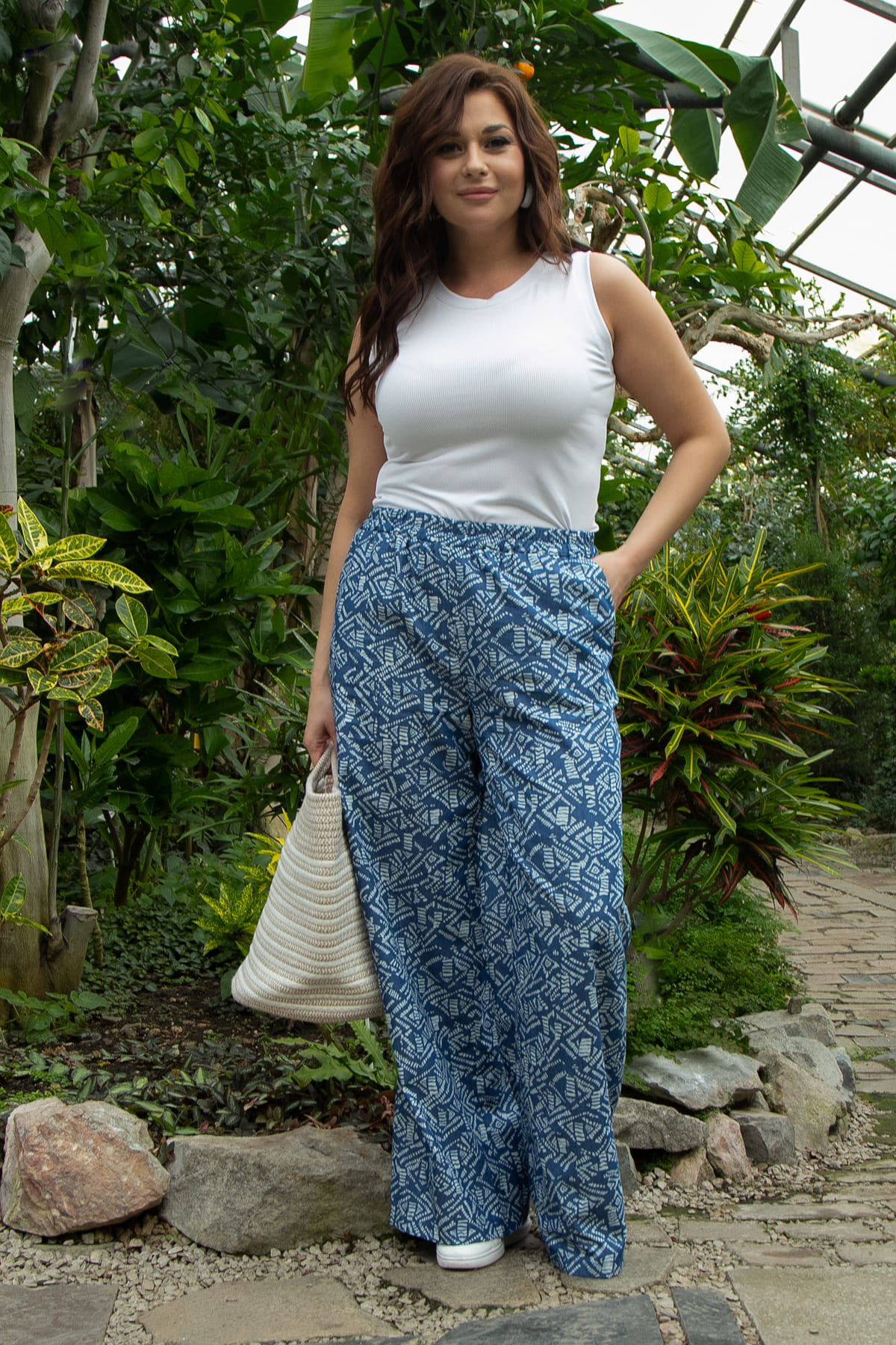 Брюки Летняя пора НЬЮ (синие) Б13478-16М