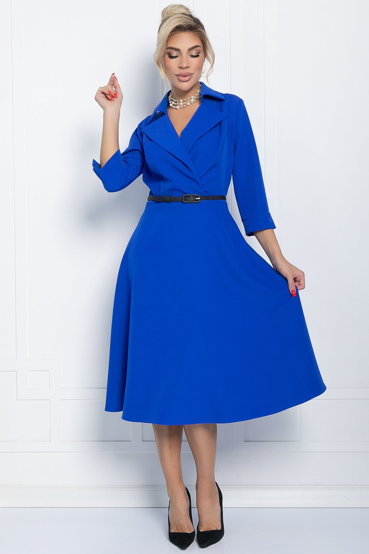 Платье Лесли (синее) П11518