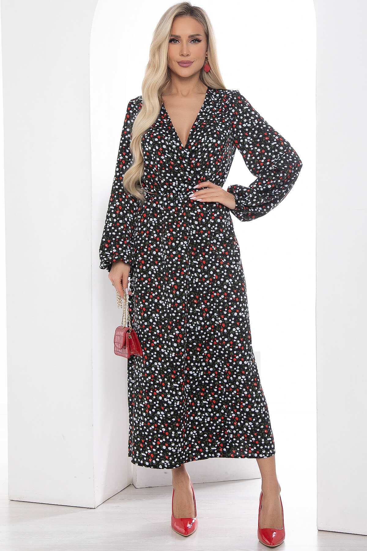 Платье Искушение (черное) П10281